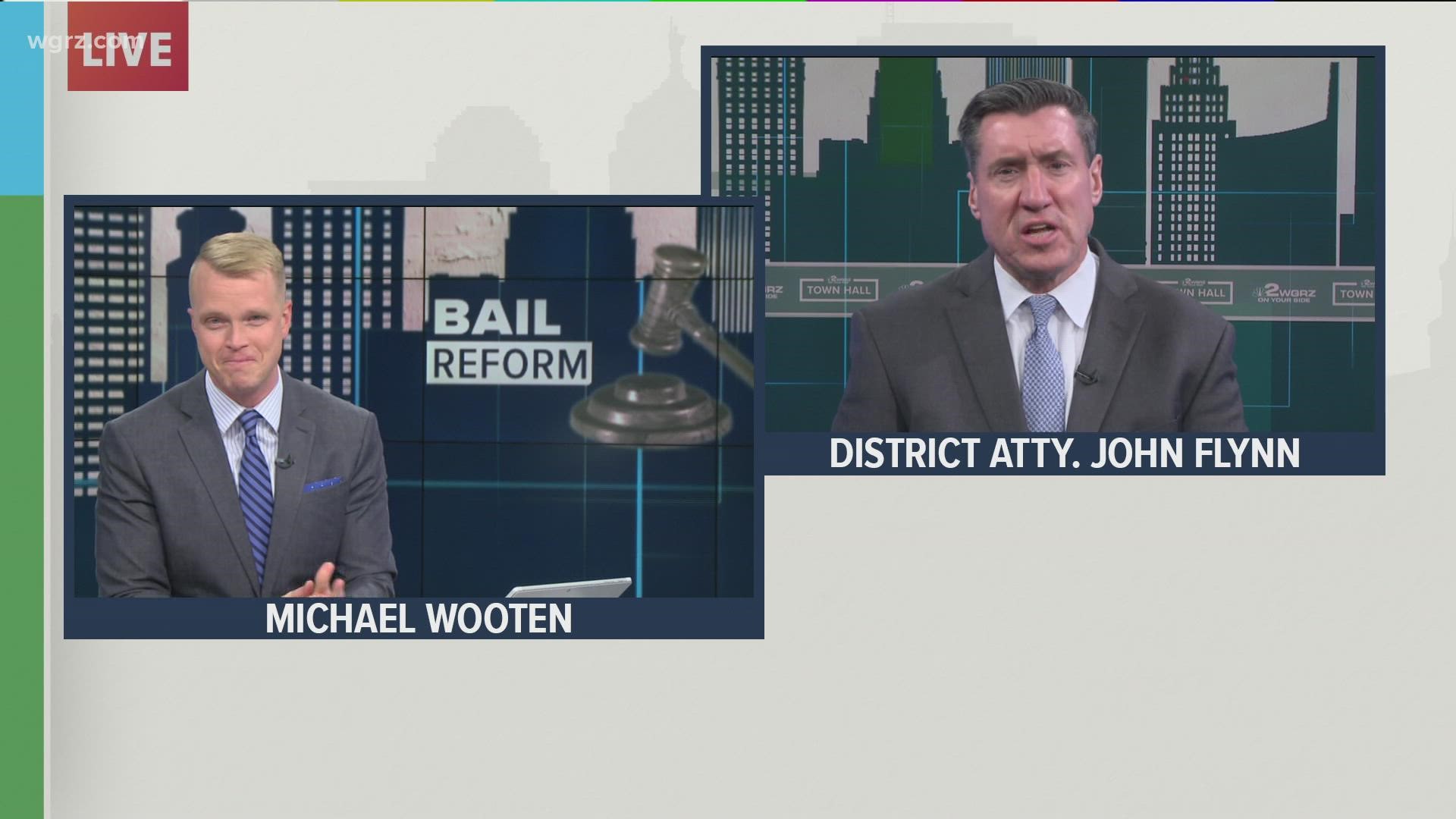 Erie County District Attorney John Flynn joined our Town Hall to discuss bail reform.