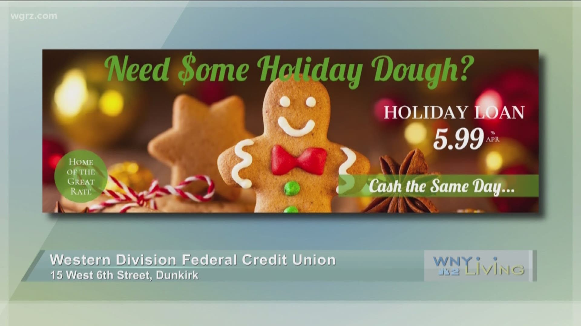 WNY Living - November 12 - WECK Western Division Federal Credit Union