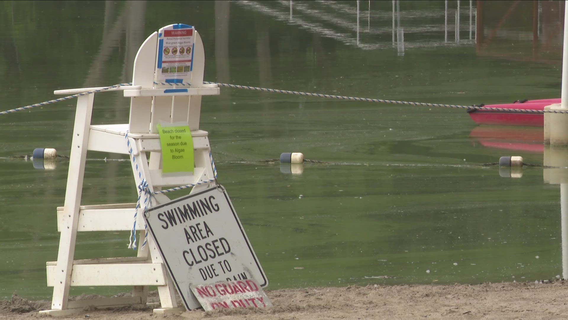 People and pets are told to stay out of any discolored water, even after the algae bloom recedes.