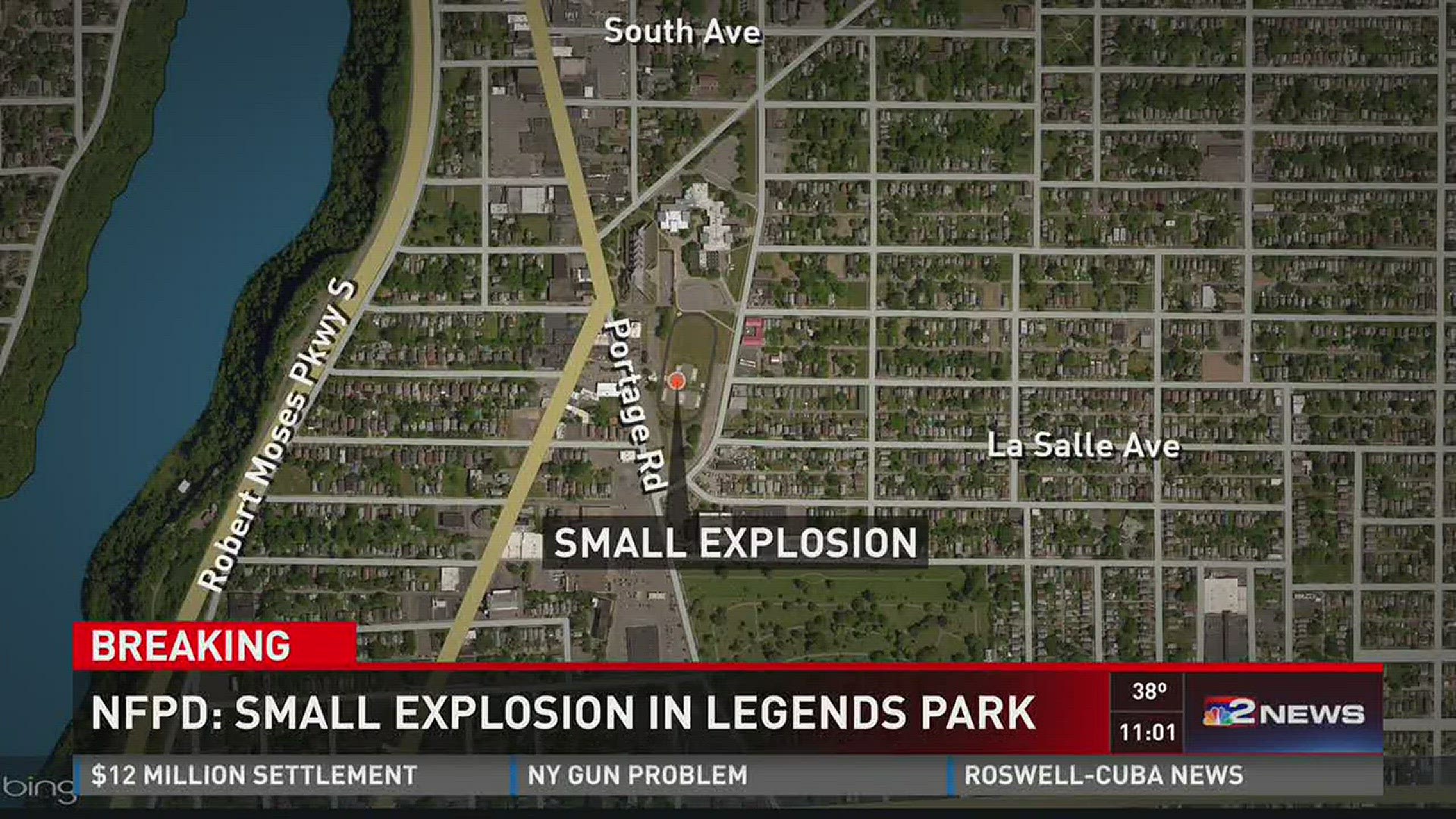 NFPD:Small Explosion In Legends Park