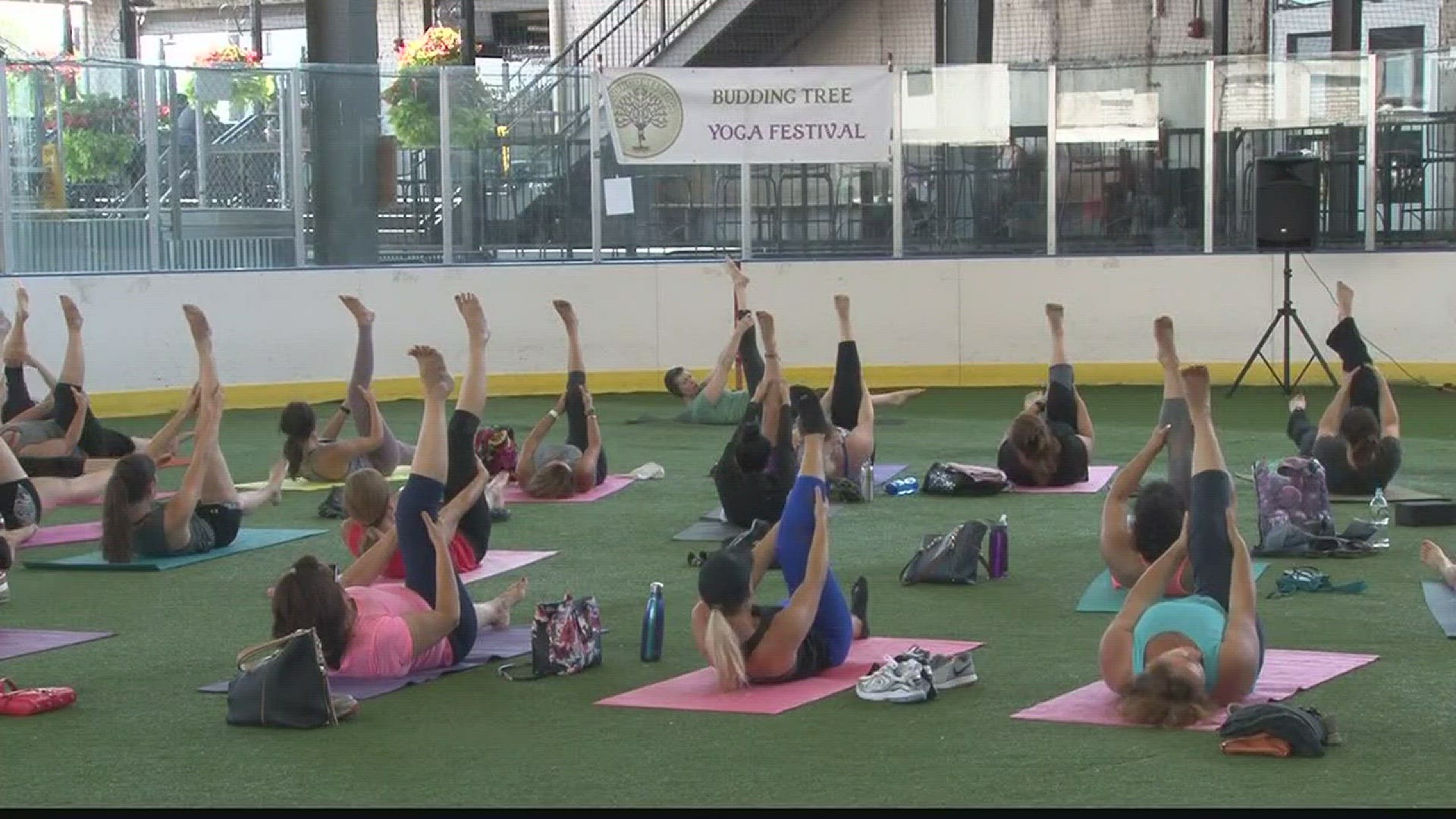 Annual Budding Tree Yoga Festival held at Riverworks