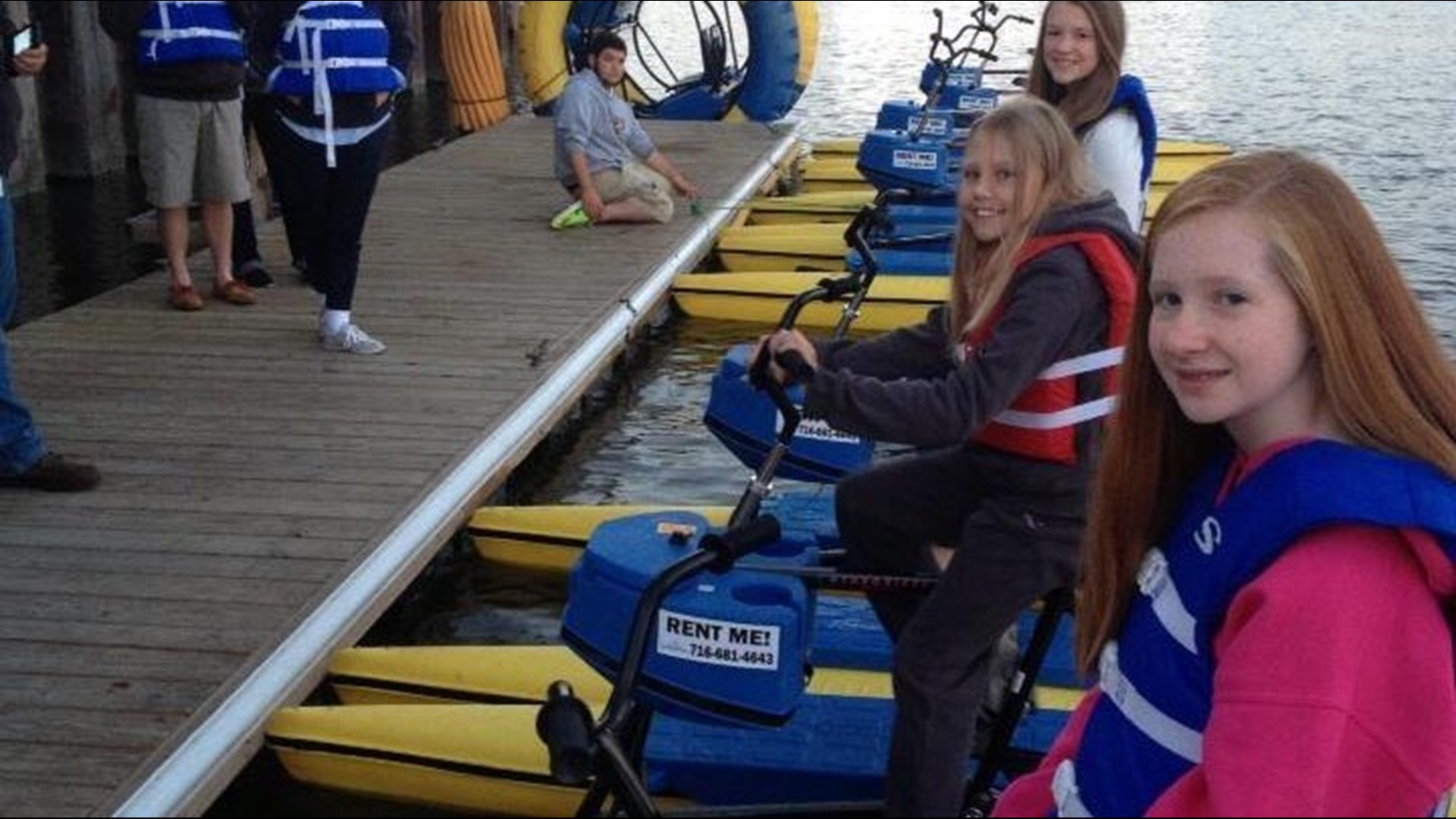 Water bikes, pedal and paddle boats return to Canalside