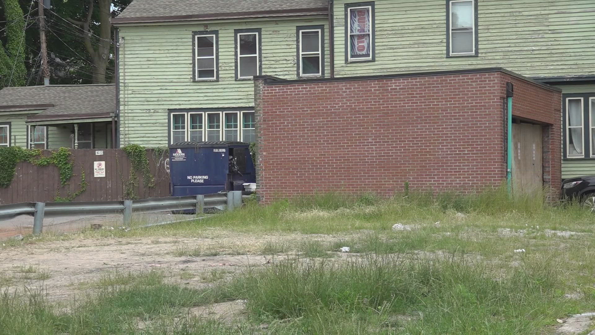 Neighbors say it's hard to believe that it's been one year since a fire ripped through The Old Pink and destroyed it.