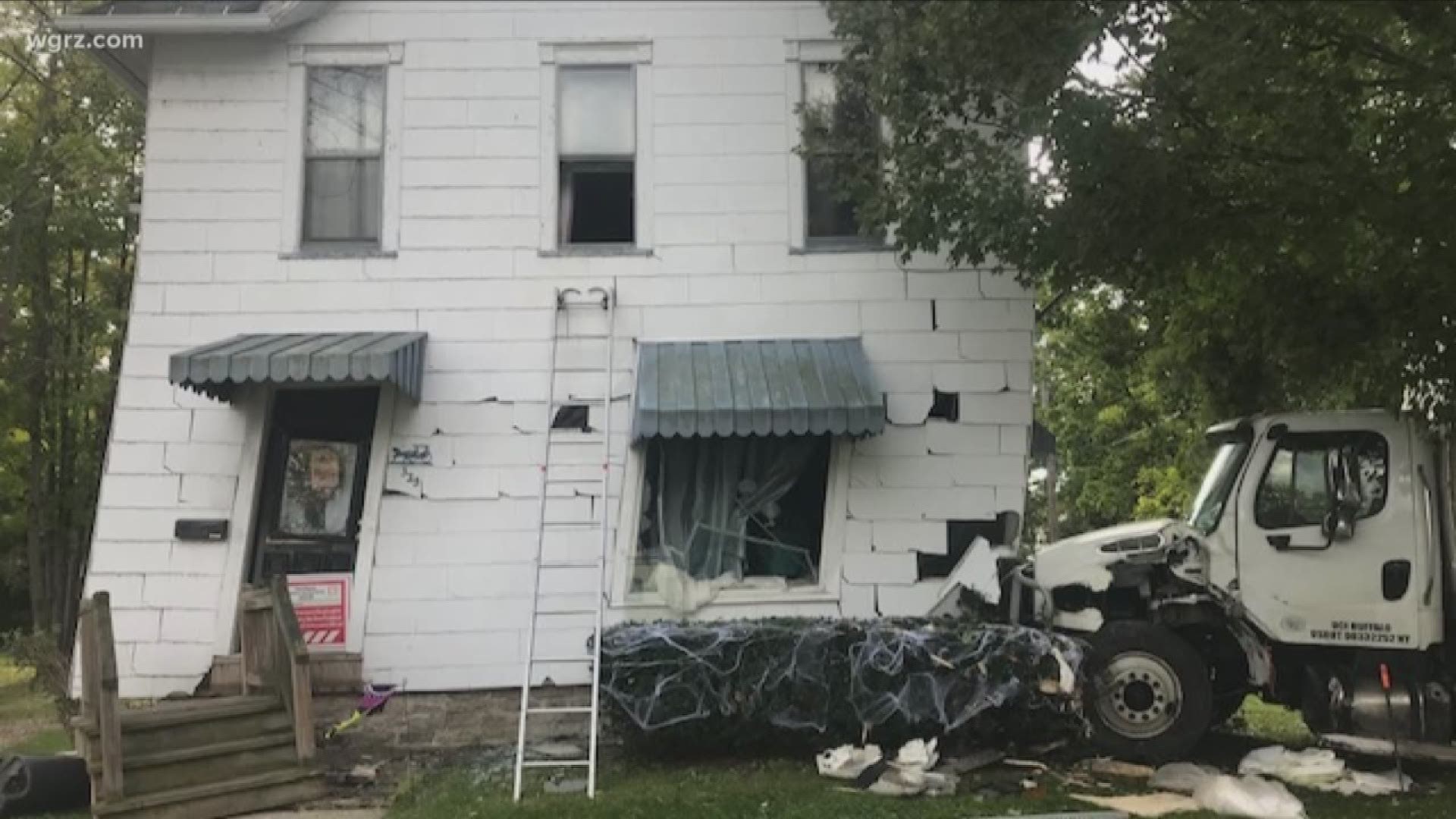 Truck Knocks Home Off Of Its Foundation