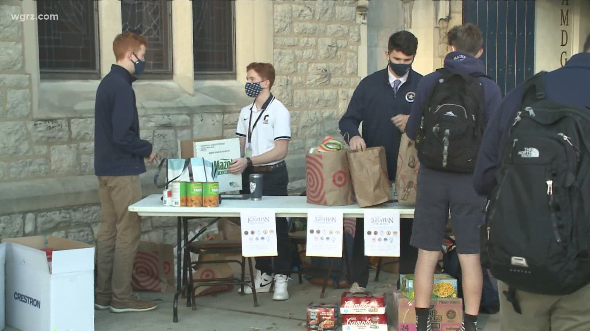 The competitive food drive pits Jesuit High Schools from New York State, Connecticut, New Jersey, and Pennsylvania against each other while helping local food banks.