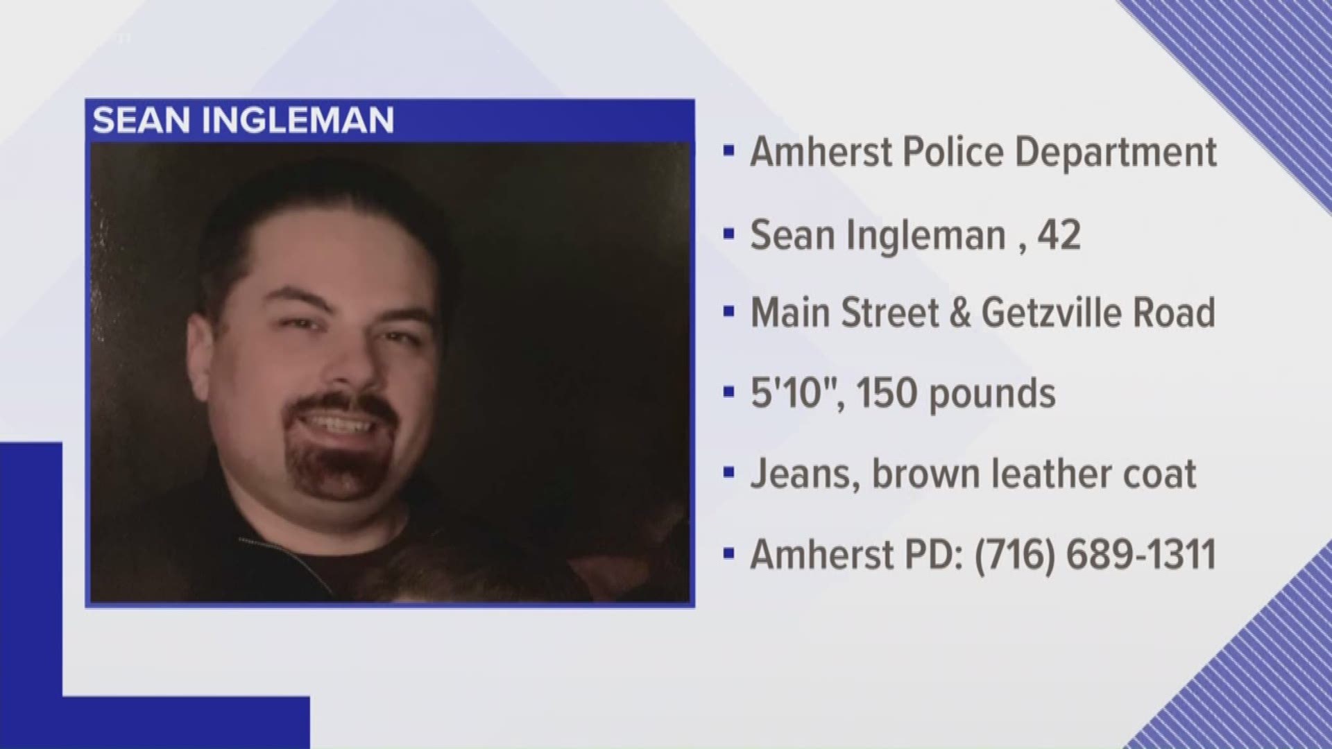 Amherst police looking for missing man