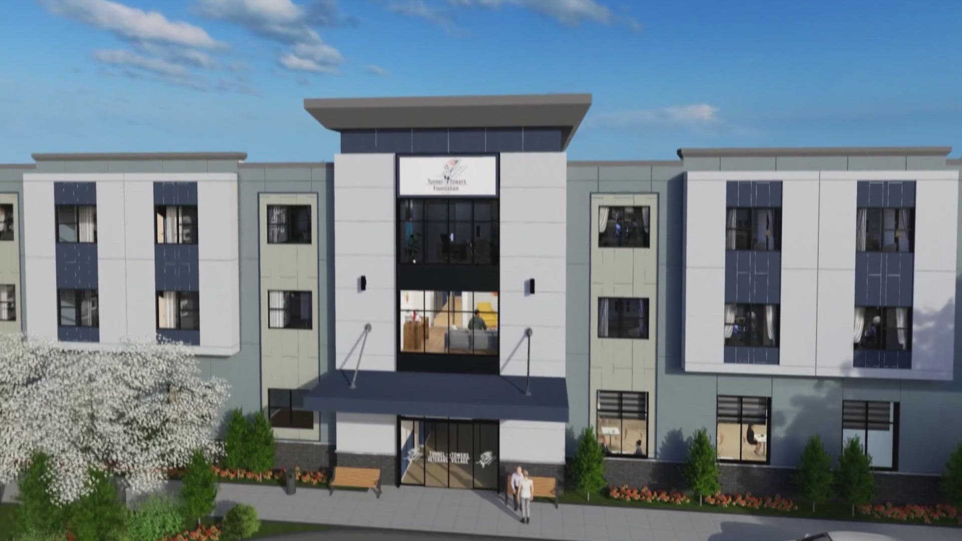 The Tunnel 2 Towers foundation is creating what they call a veterans village with about 90 units for at-risk veterans. 