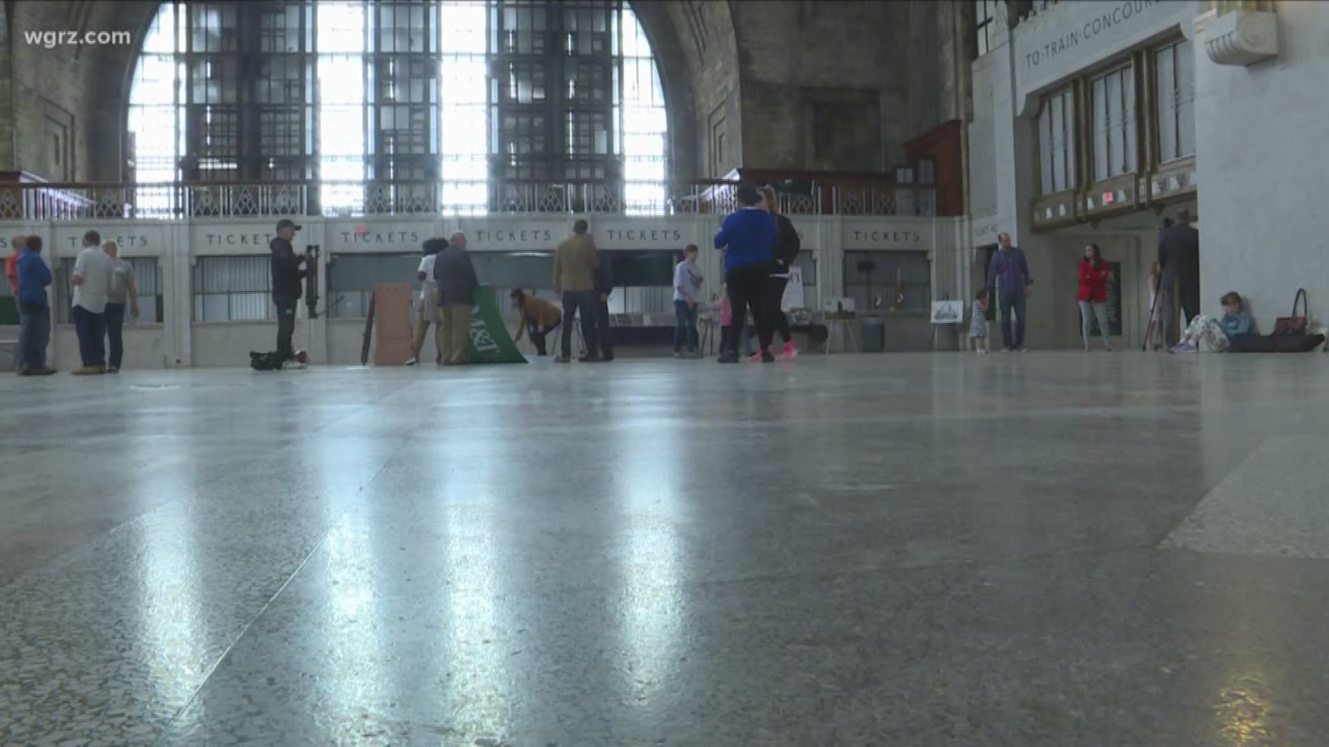 The Central Terminal is celebrating 90 years and to mark the occasion, the B-P-O, local leaders, and the Central Terminal Restoration Corporation threw a one-day festival with music, art, and food.
