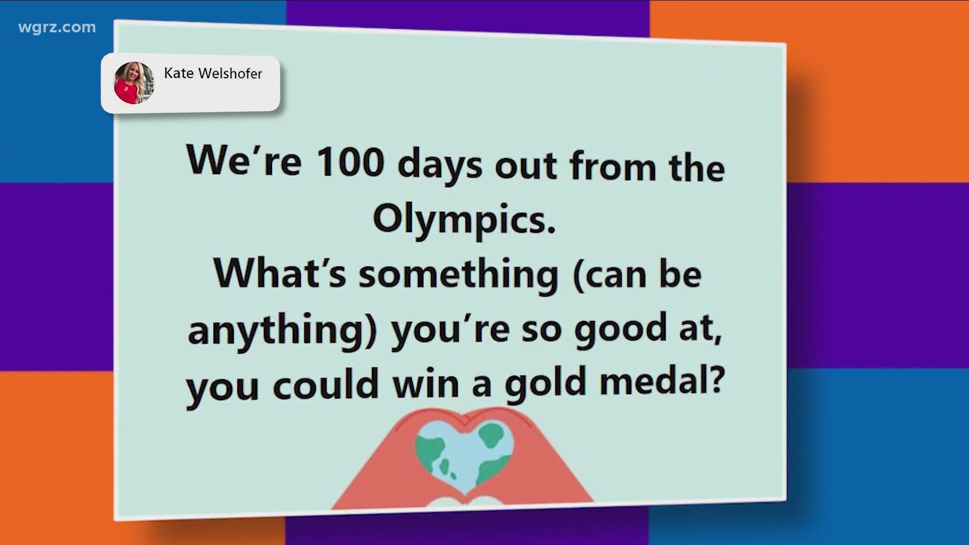Most Buffalo: 'what could you win a gold medal at?'