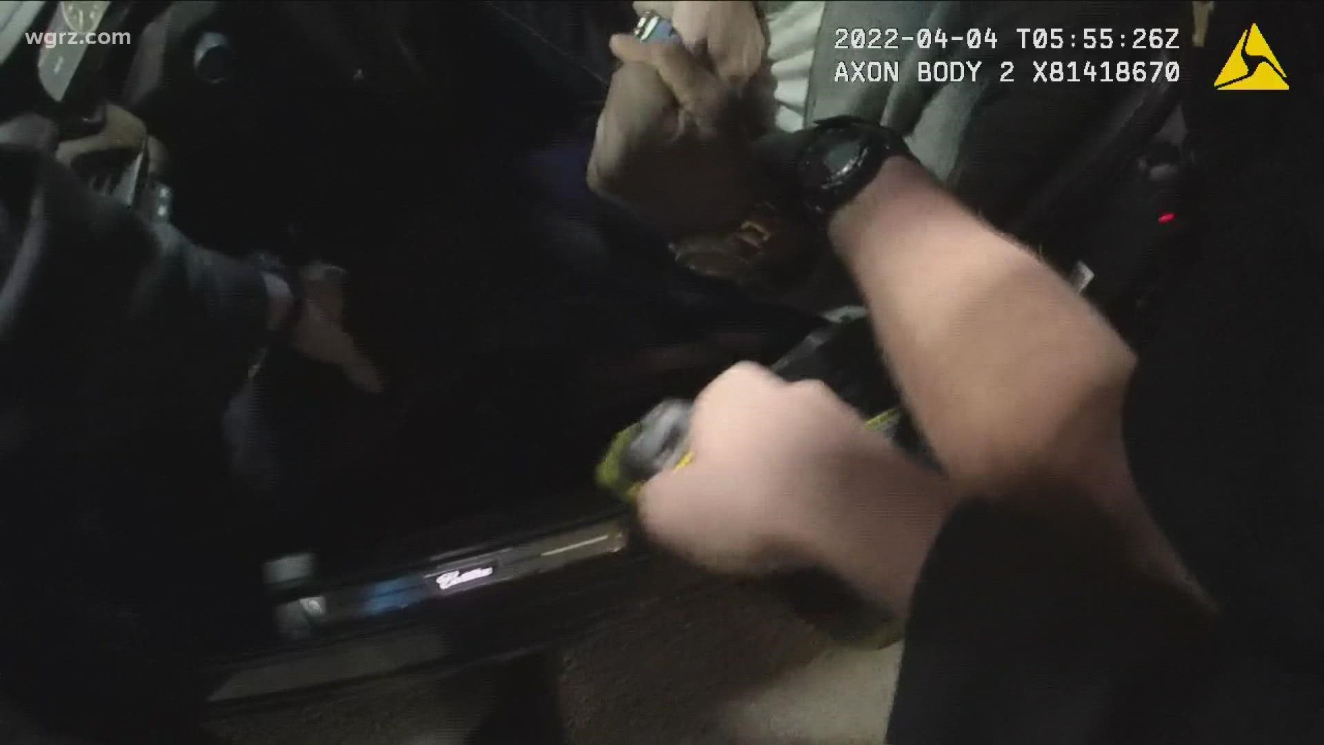 Former Buffalo Bill arrest bodycam video