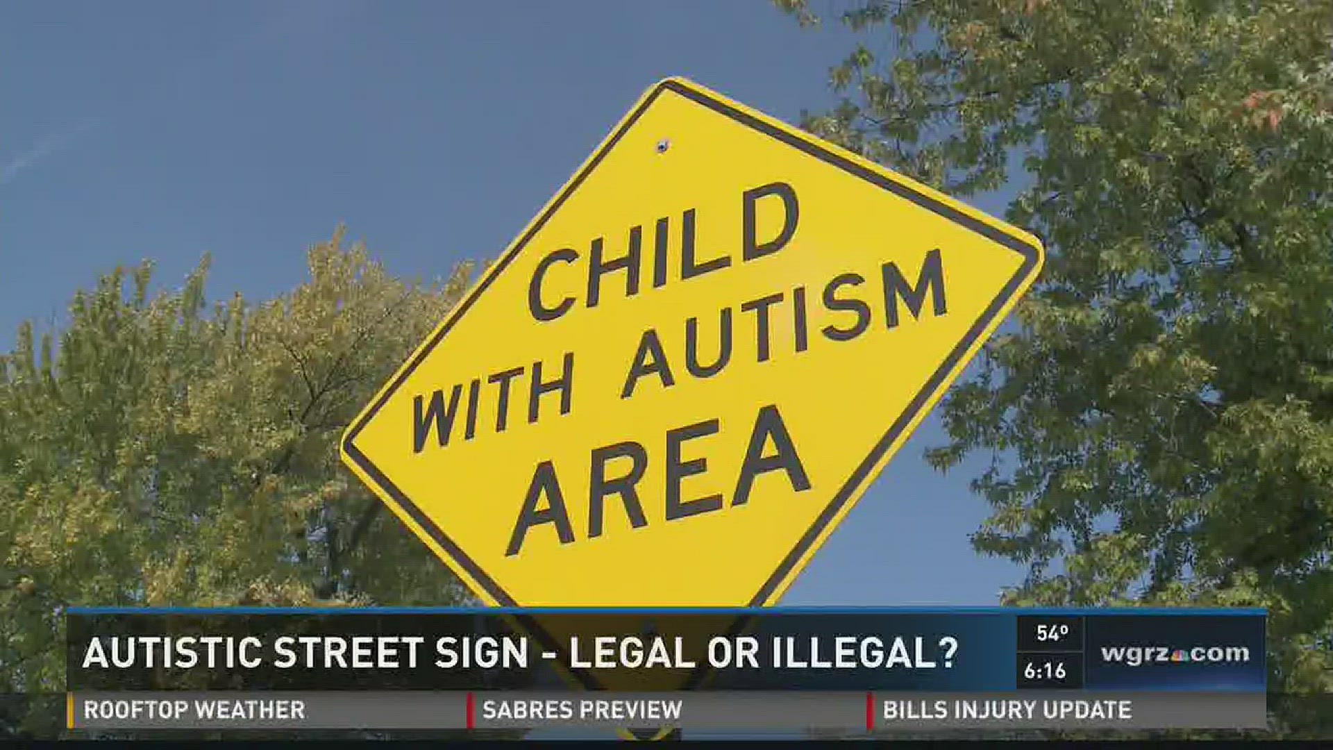 AUTISTIC STREET SIGN - LEGAL OR ILLEGAL