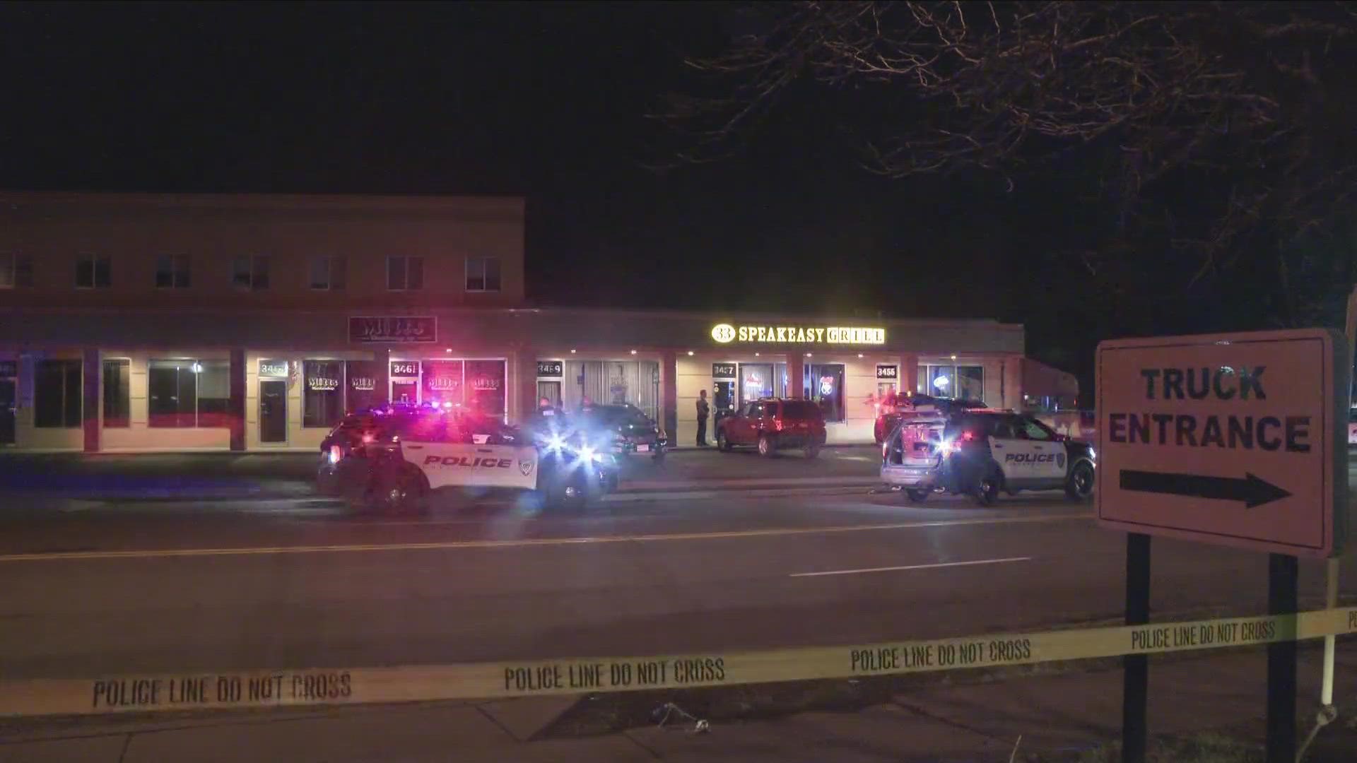 a 24-year-old man was shot and killed at the 33 Speakeasy Grill early this morning.