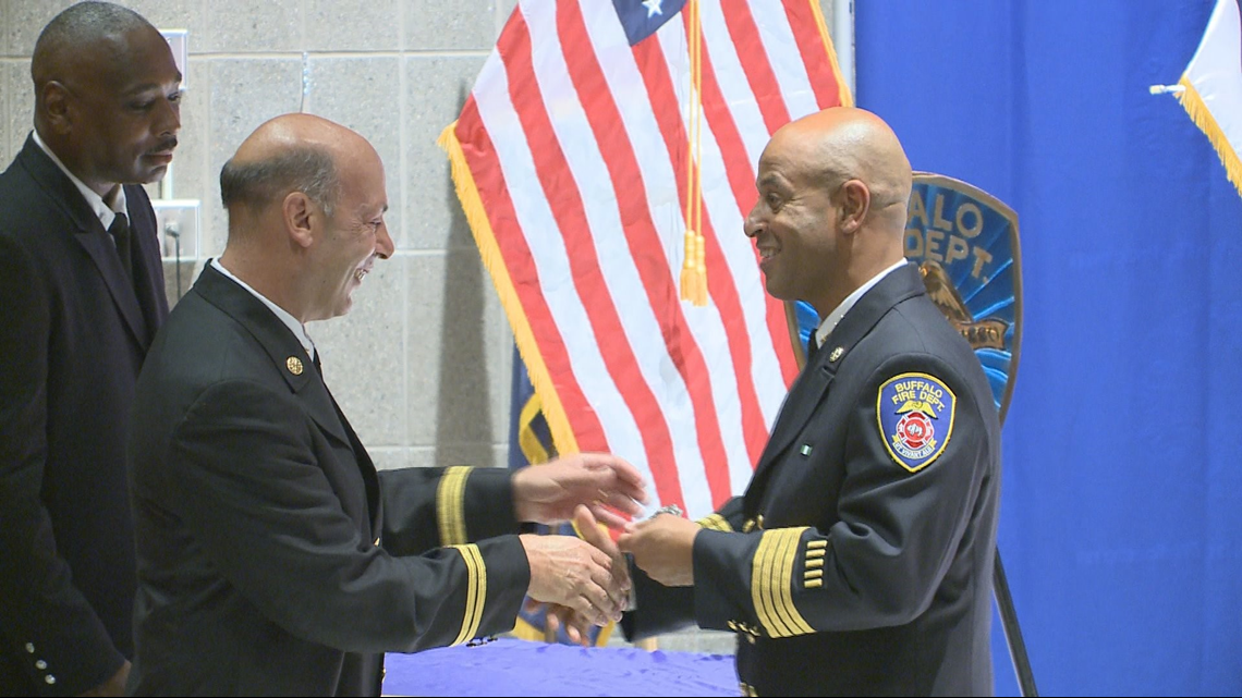 16 Buffalo Firefighters get promotions