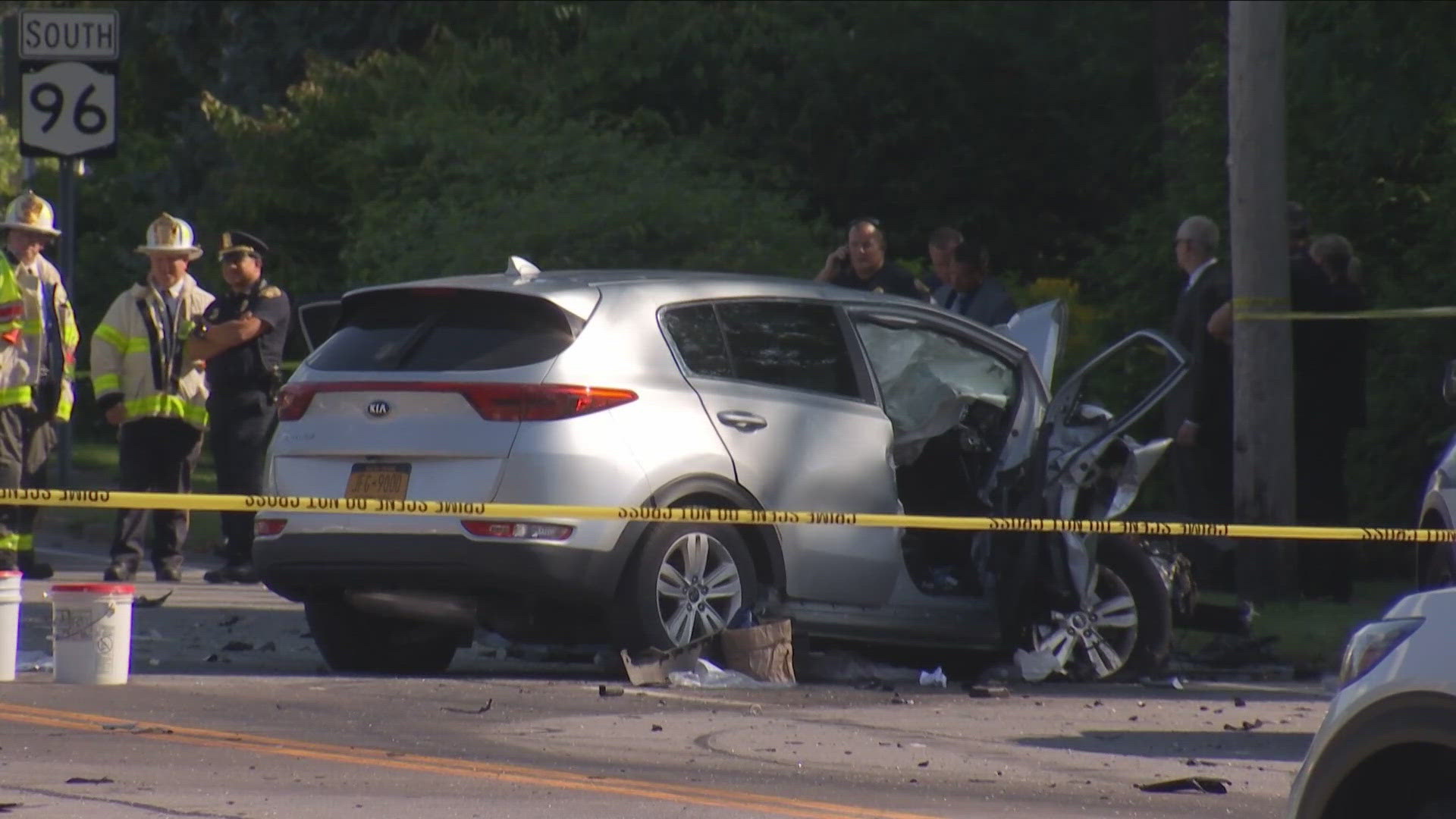 ROCHESTER POLICE CHIEF DAVID SMITH SAID THE 17 YEAR OLD DRIVER WAS ARRESTED FOR 12 BURGLARIES IN 2023, AND WAS ON PAROLE DURING THE TIME OF THE CRASH