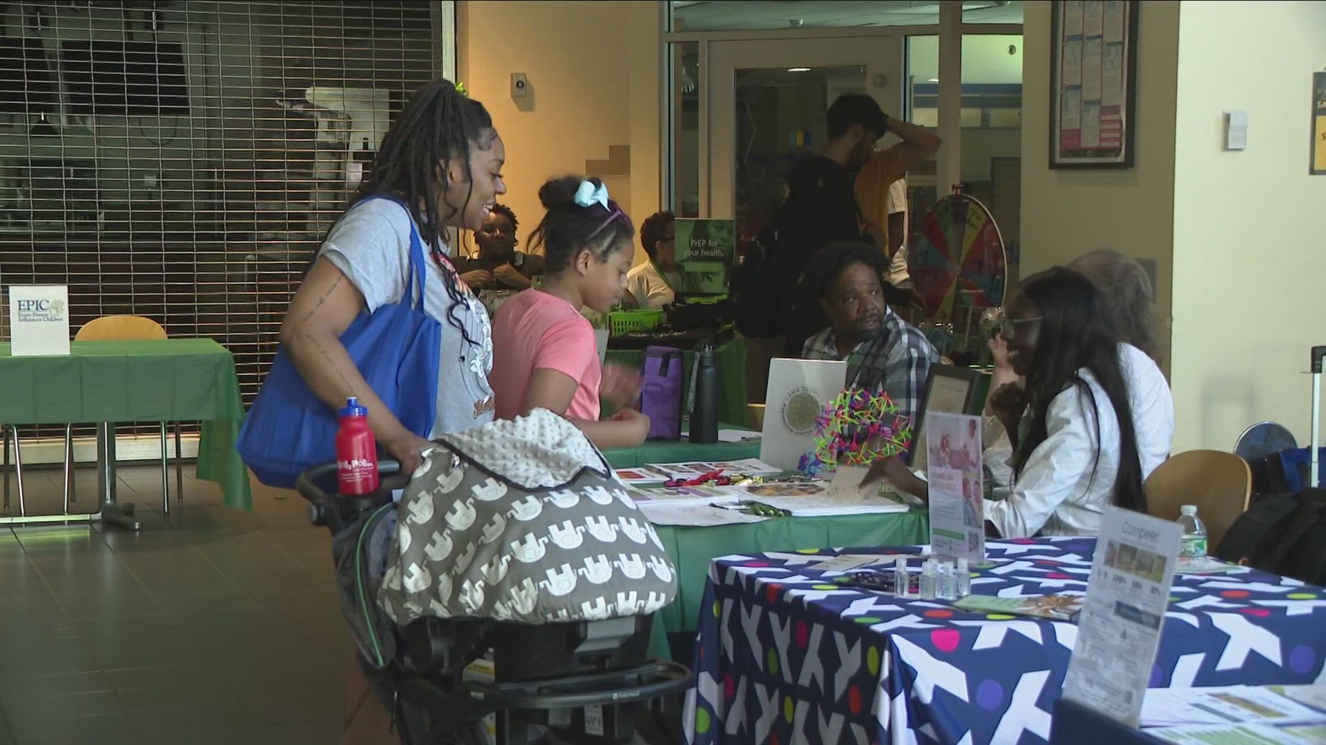 The Buffalo Academy of Science charter school held its first health and wellness fair