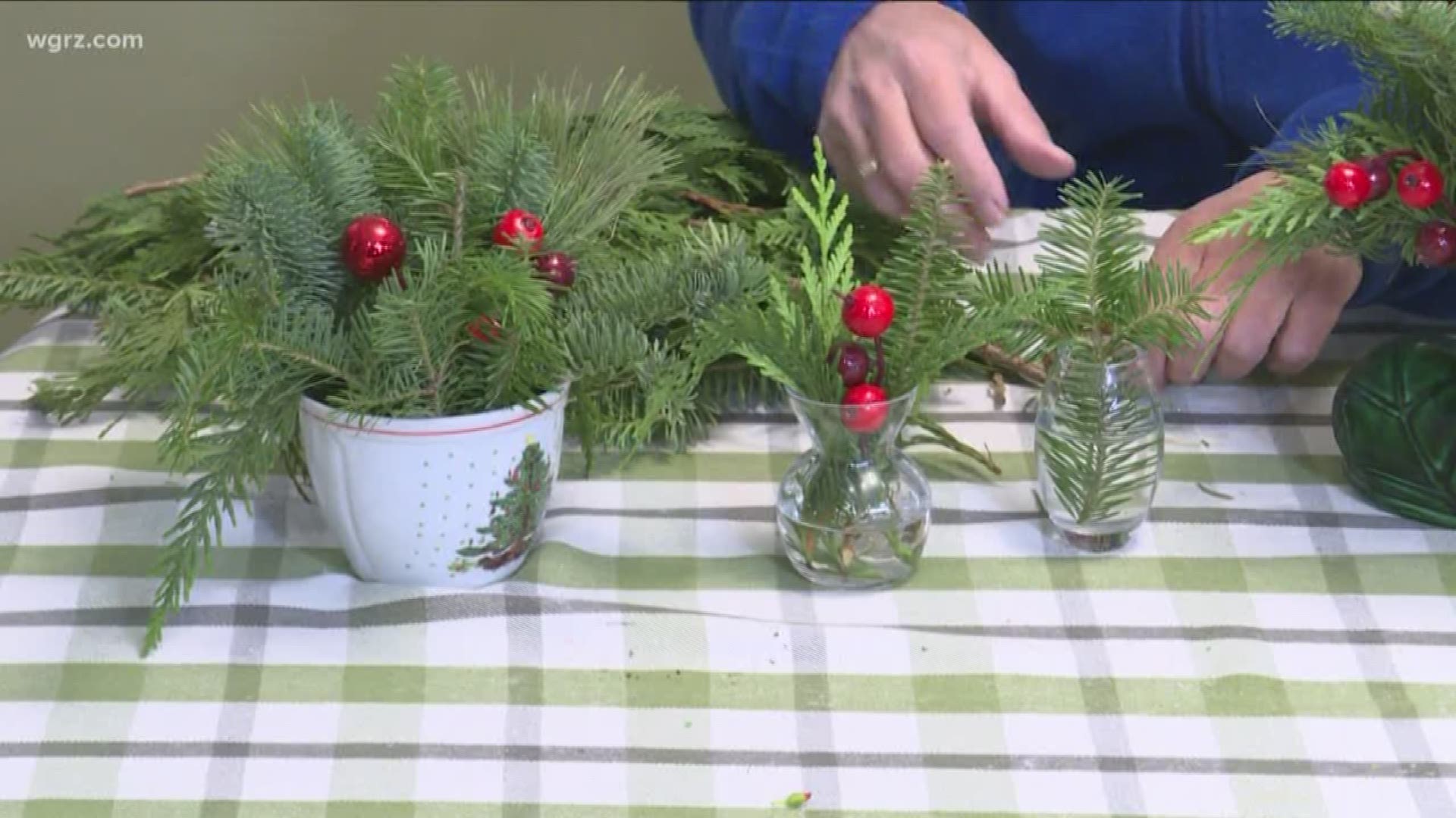 Before you drag your Christmas tree to the curb or throw out fresh wreaths, why not snip off a few branches for some easy, winter decor.