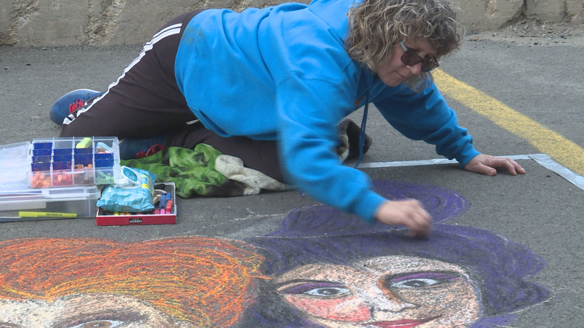 GALLERY Chalkfest Buffalo at Riverworks
