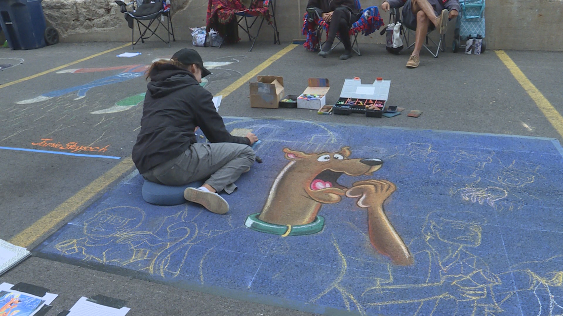 GALLERY Chalkfest Buffalo at Riverworks