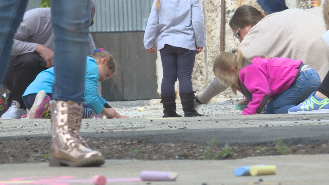 GALLERY Chalkfest Buffalo at Riverworks