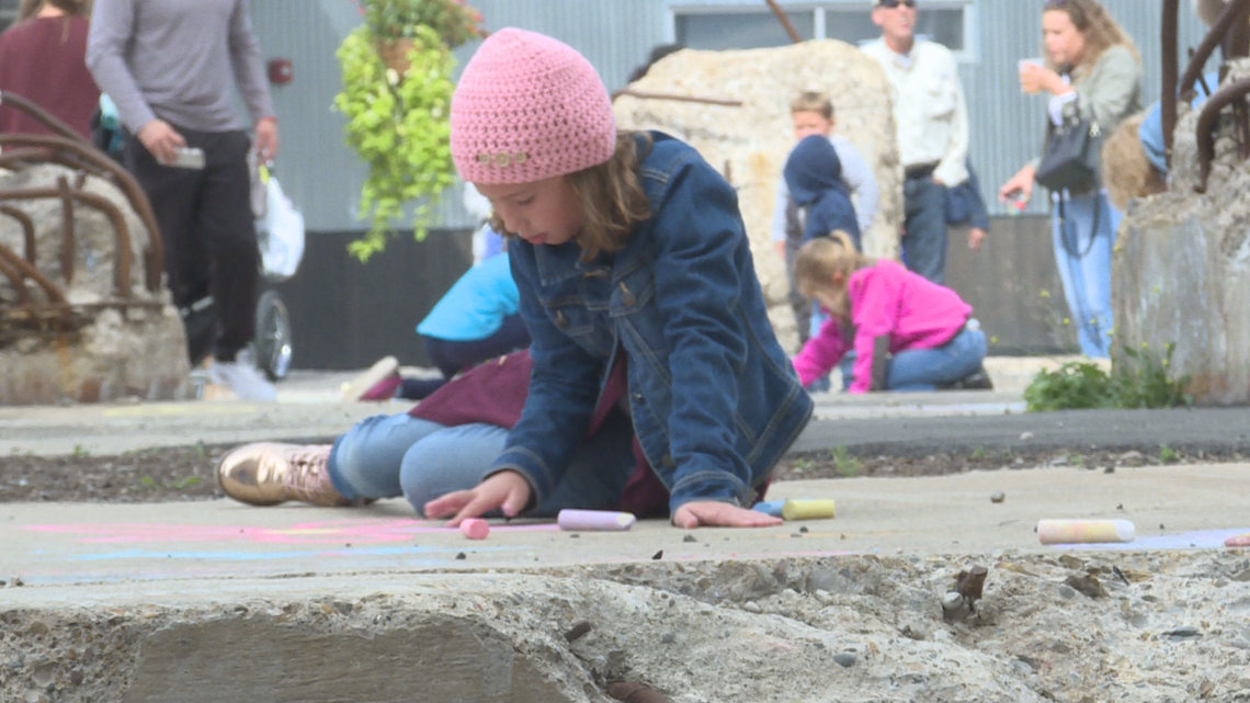 GALLERY Chalkfest Buffalo at Riverworks