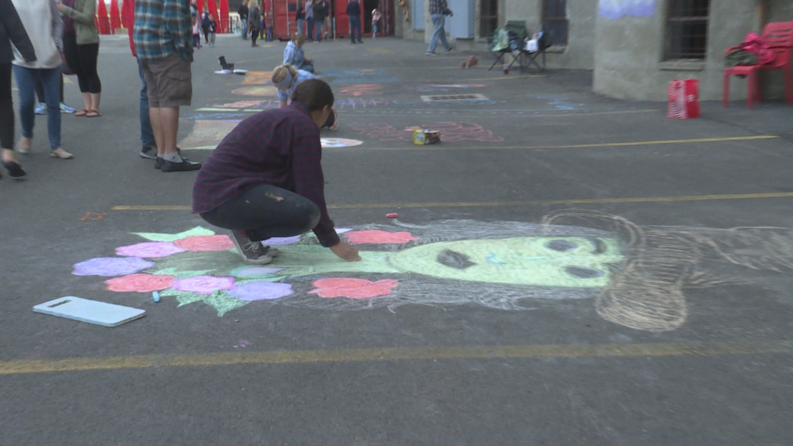GALLERY Chalkfest Buffalo at Riverworks