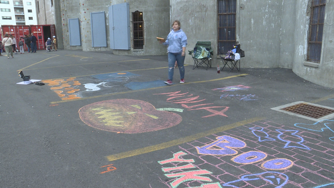 GALLERY Chalkfest Buffalo at Riverworks
