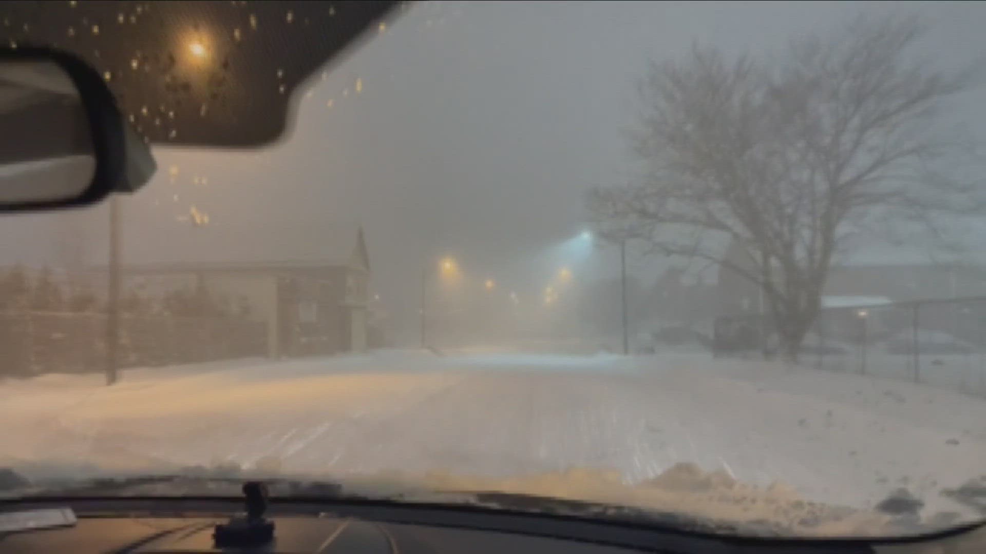 Daybreak reports live from Downtown Buffalo and from Storm Team 2 Tracker.