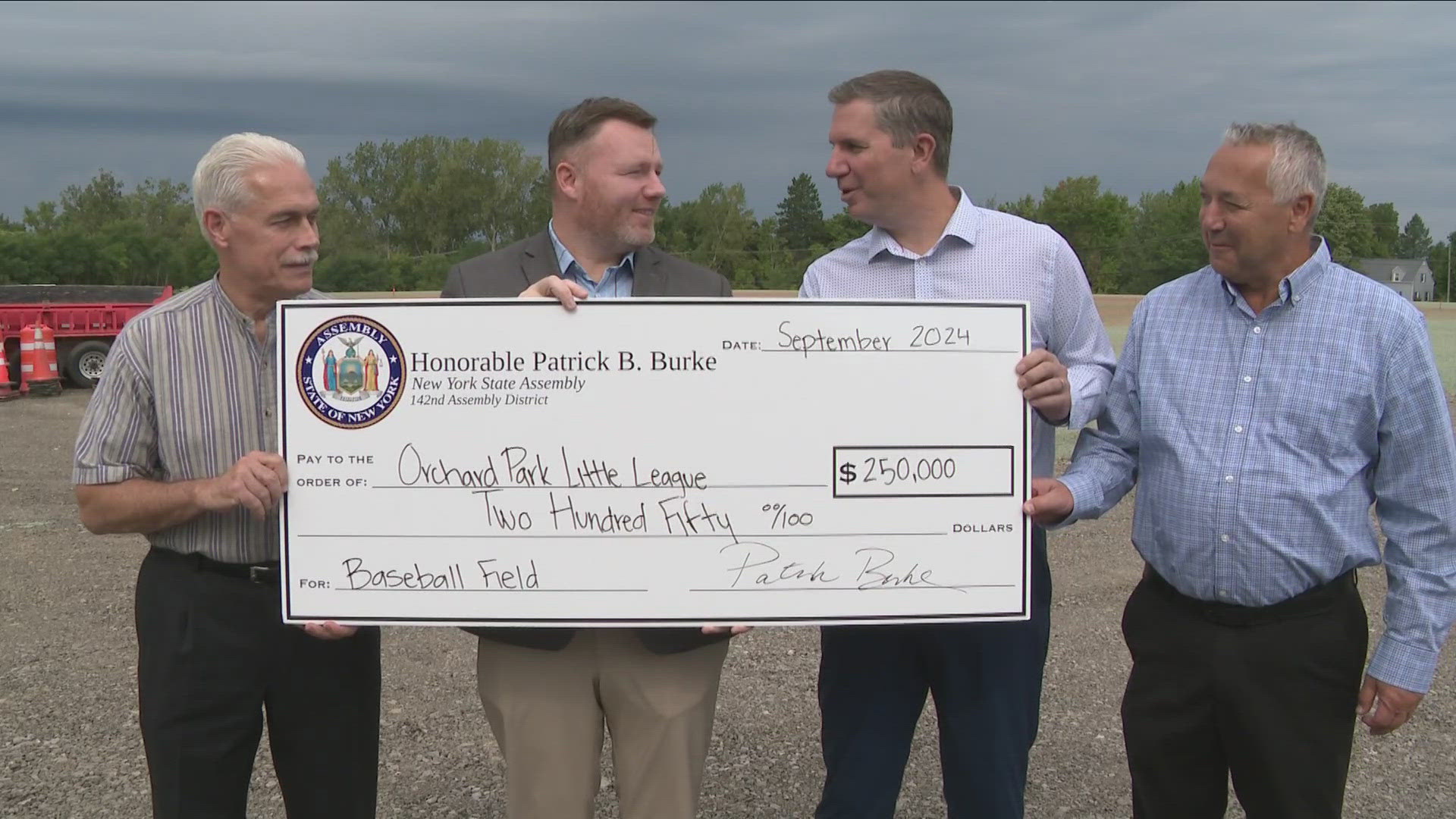 Funding will help improve the baseball complex