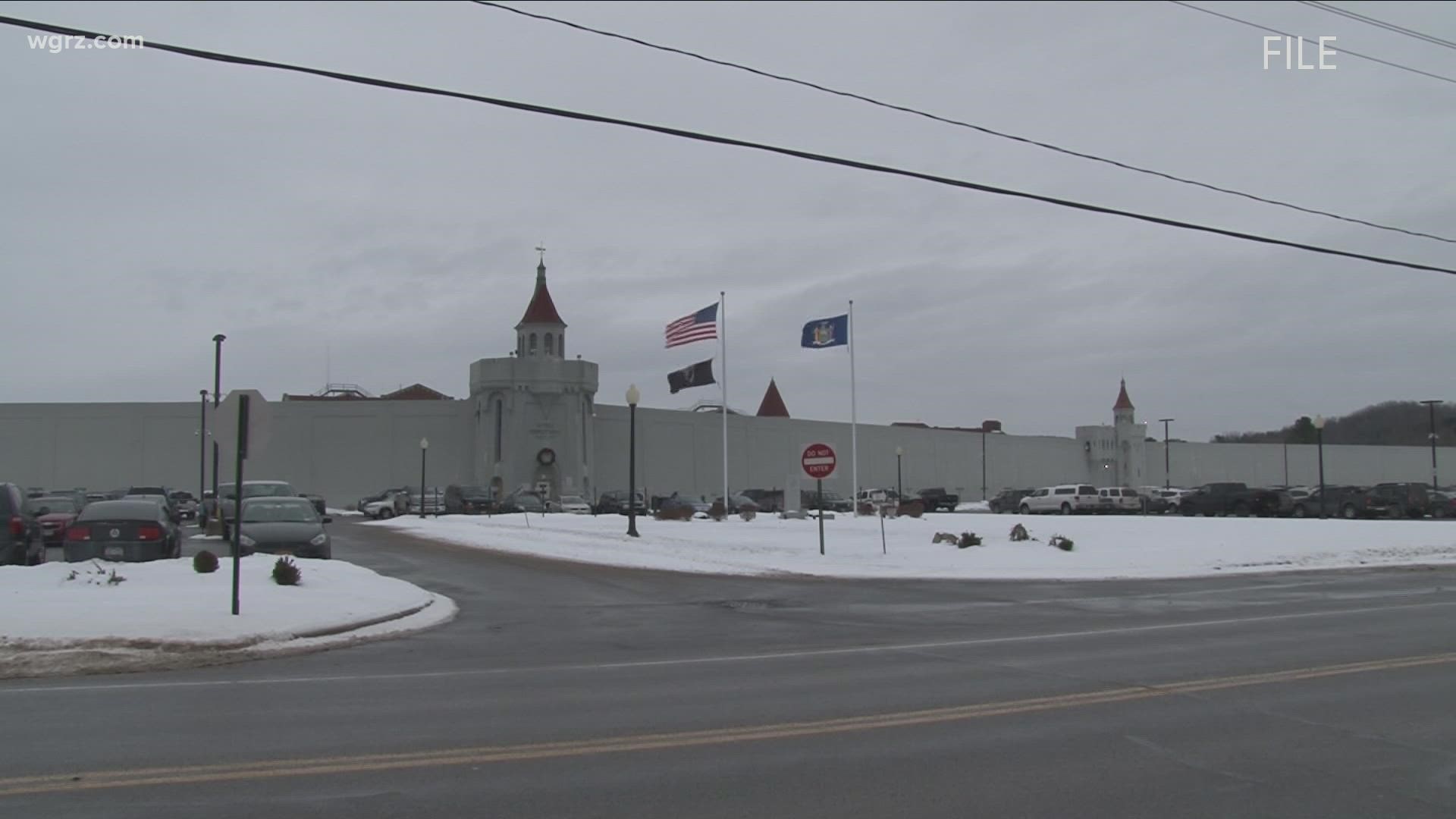 Seven officers are recovering tonight after an inmate at Attica Correctional Facility set fire in his cell.