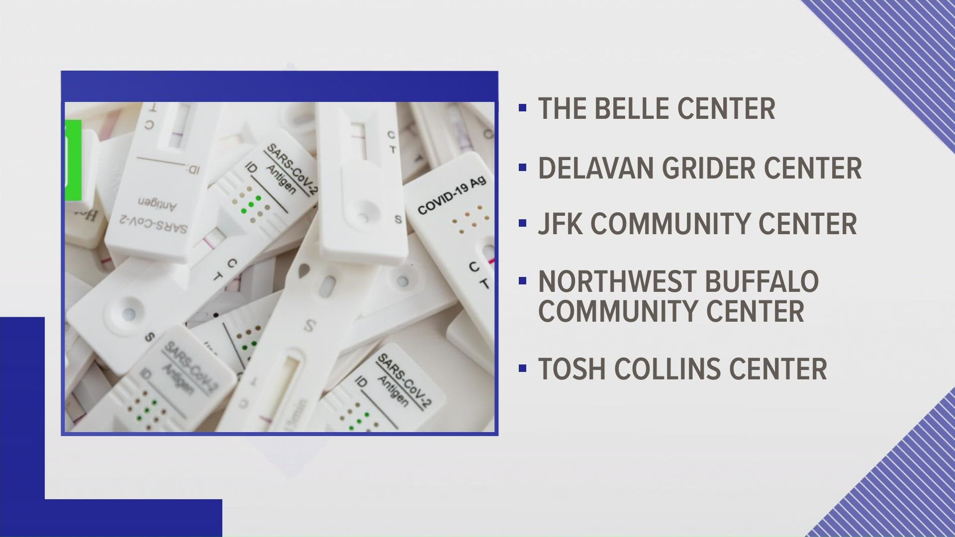 945 ordlyd etage City of Buffalo to give out 11,000 COVID test kits at 5 locations Tuesday |  wgrz.com