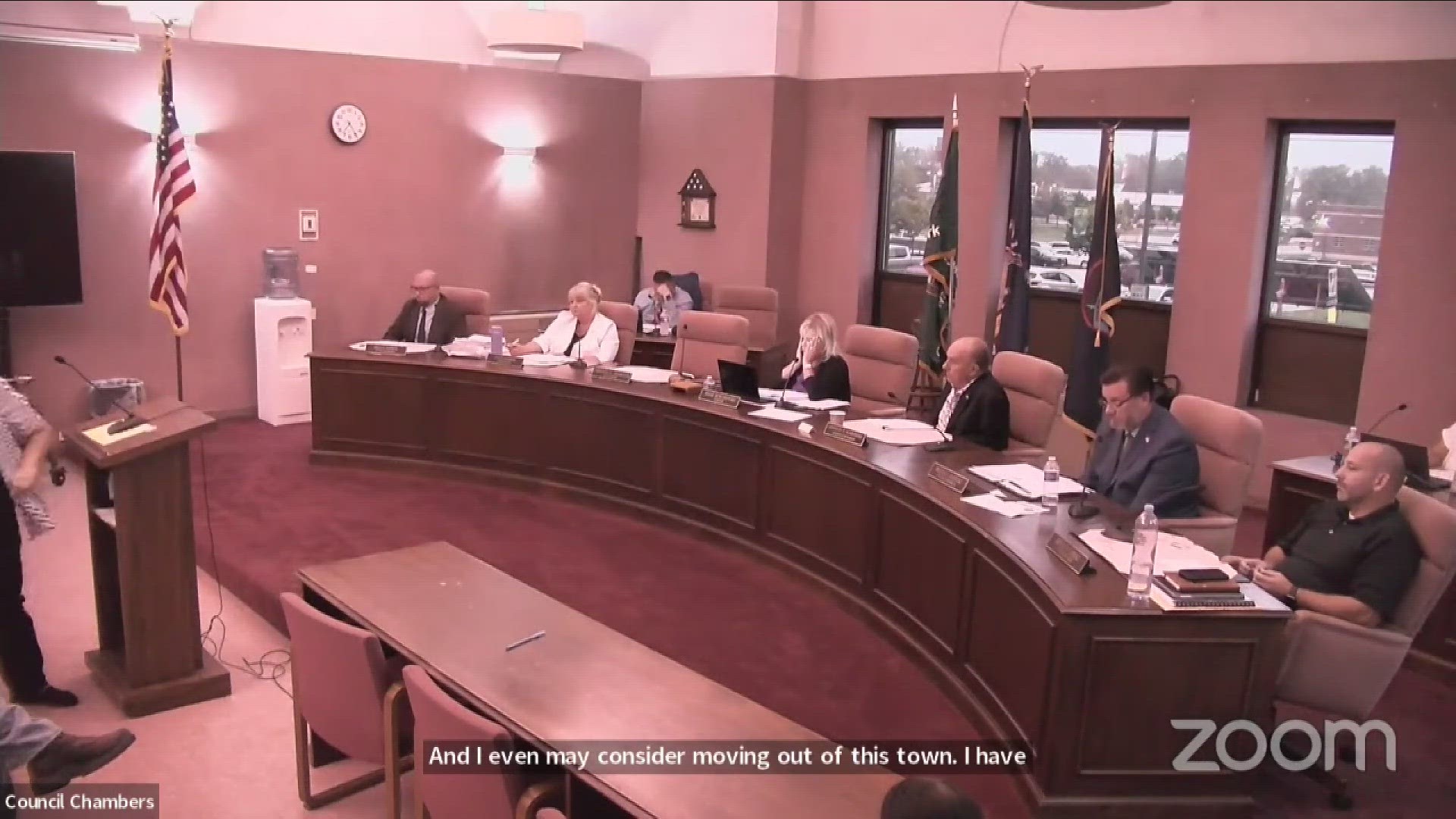 Nowak raised objections to the appointment Julie Park to town ethics board, pictures of a confederate flag at her home.