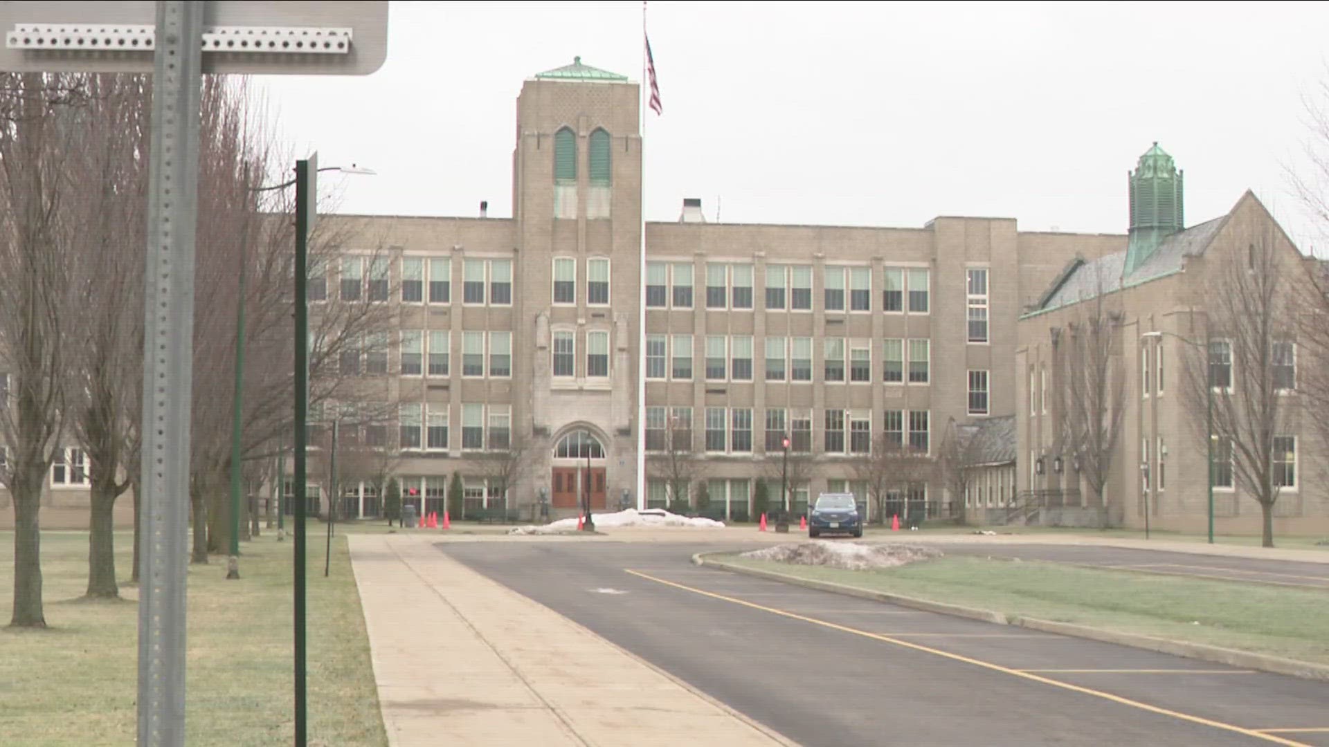 Classes cancelled Monday at Amherst Central High School due to fire