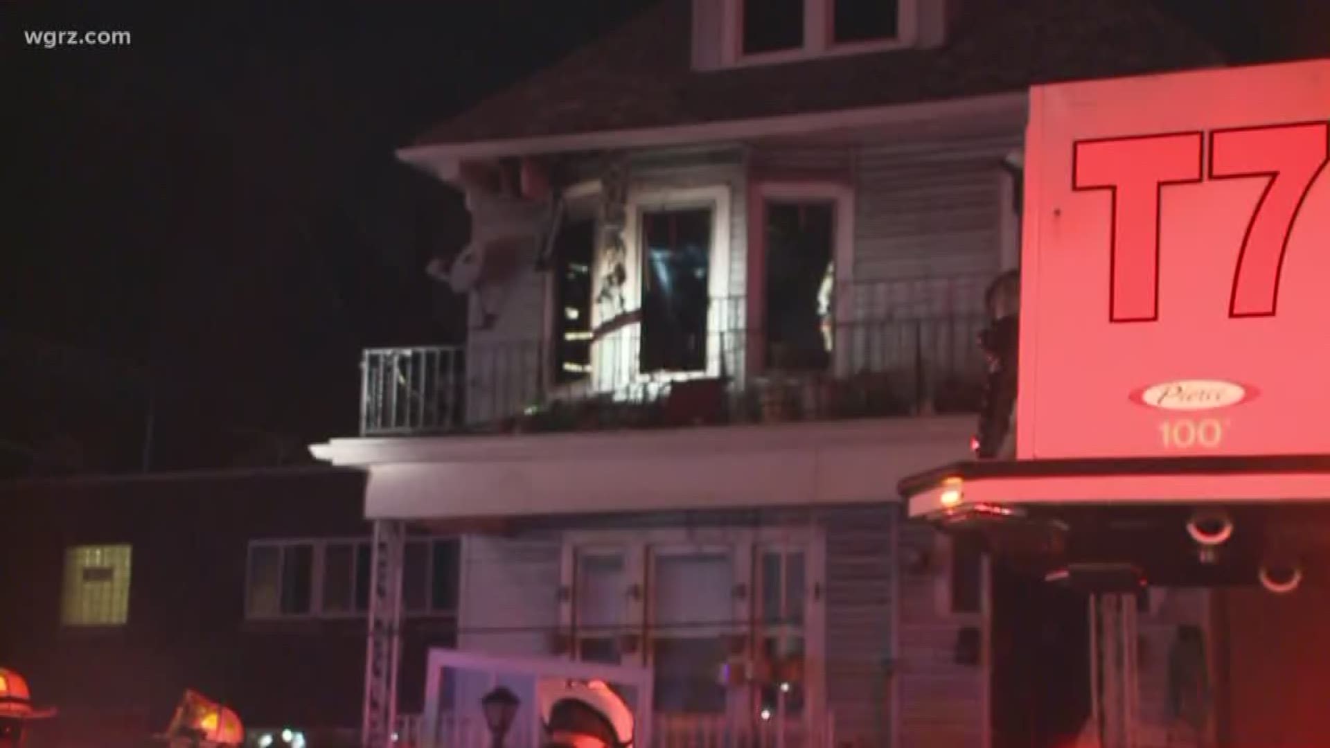 Buffalo firefighters responded to an overnight house fire.