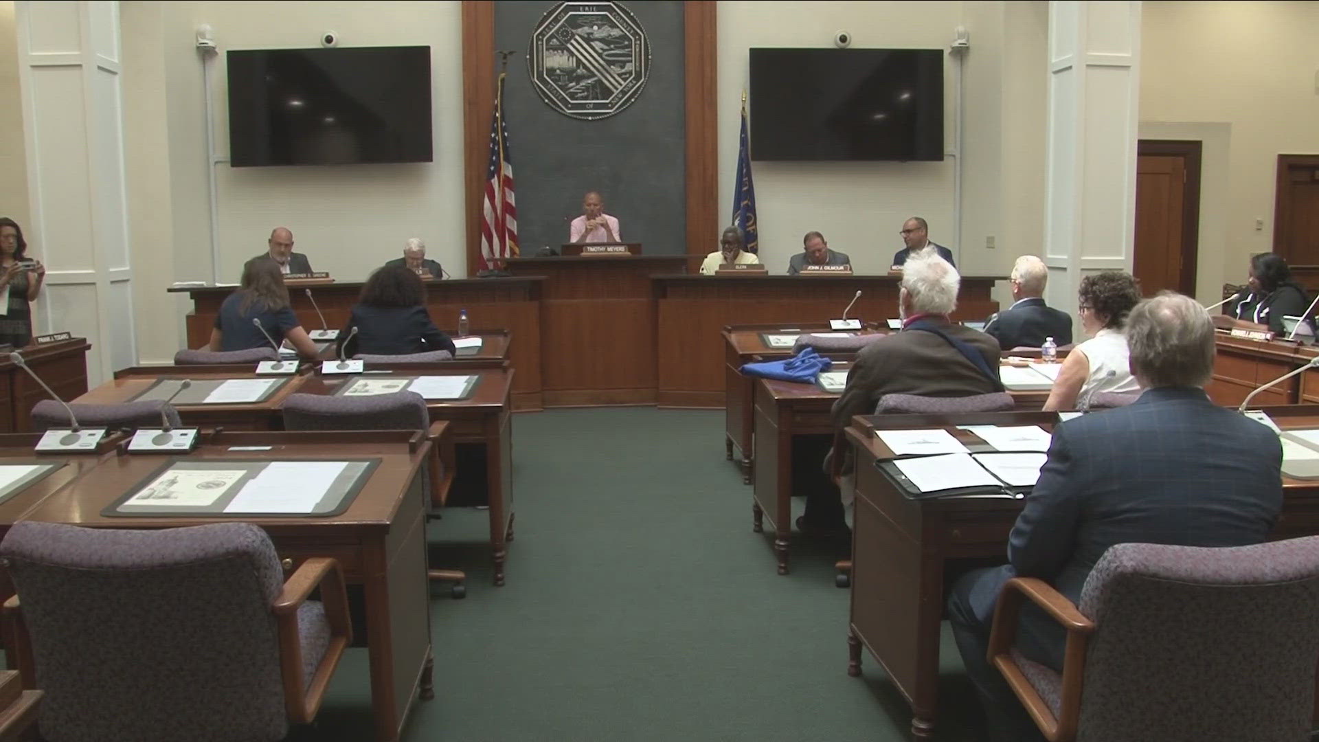 As the volunteer members of the Erie County Salary Review Commission appeared before the county legislature's finance and management committee