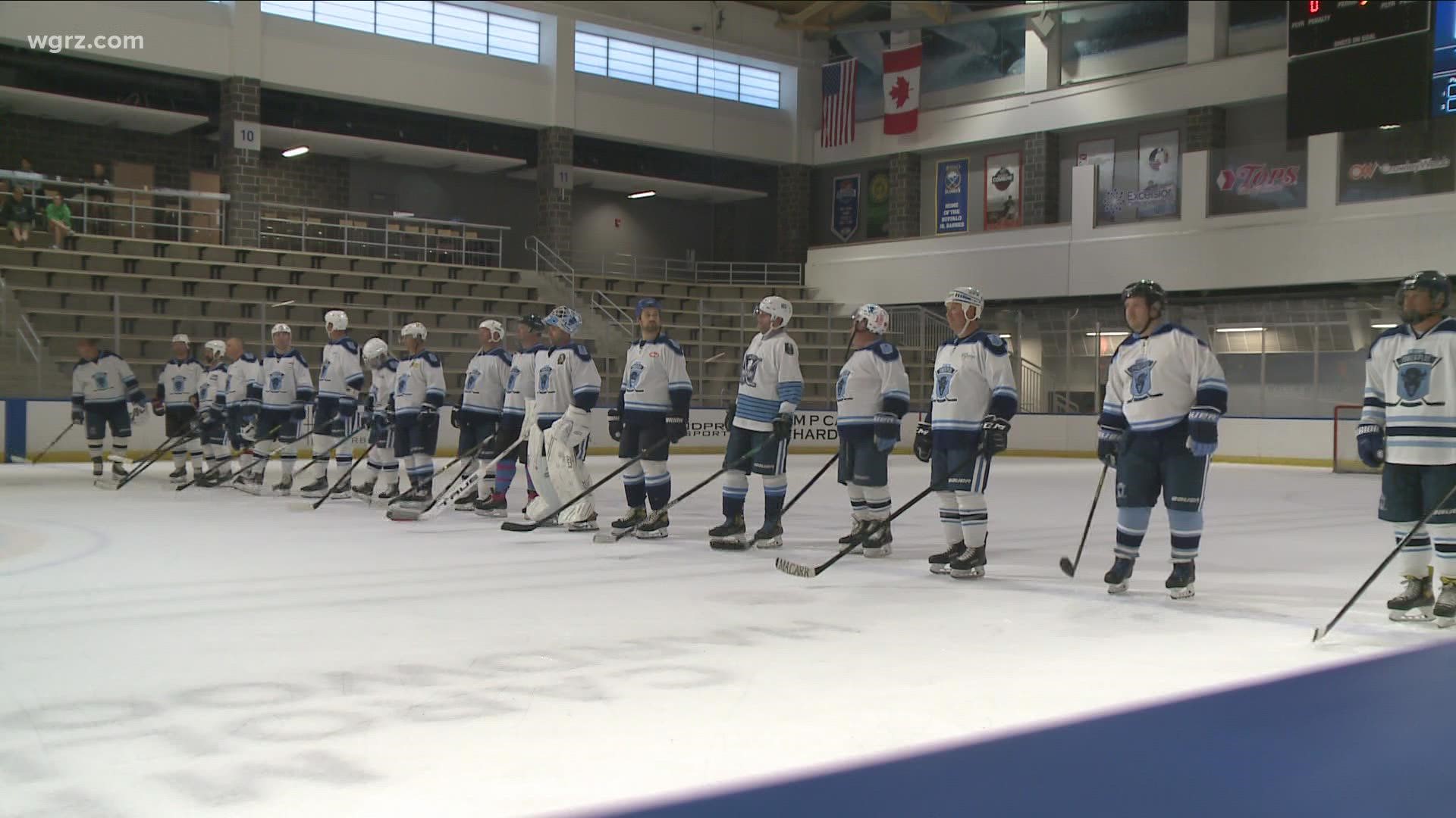 Hockey players from across the region lace up their skates to raise money for cancer research. Opening ceremonies was held today for the 11 Day Power Play.