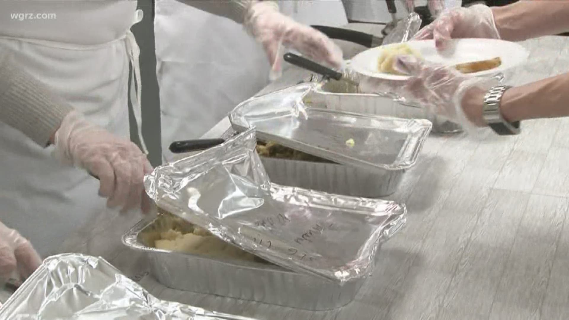 On Buffalo's east side, the Response to Love Center served a full Thanksgiving feast to members of the community.