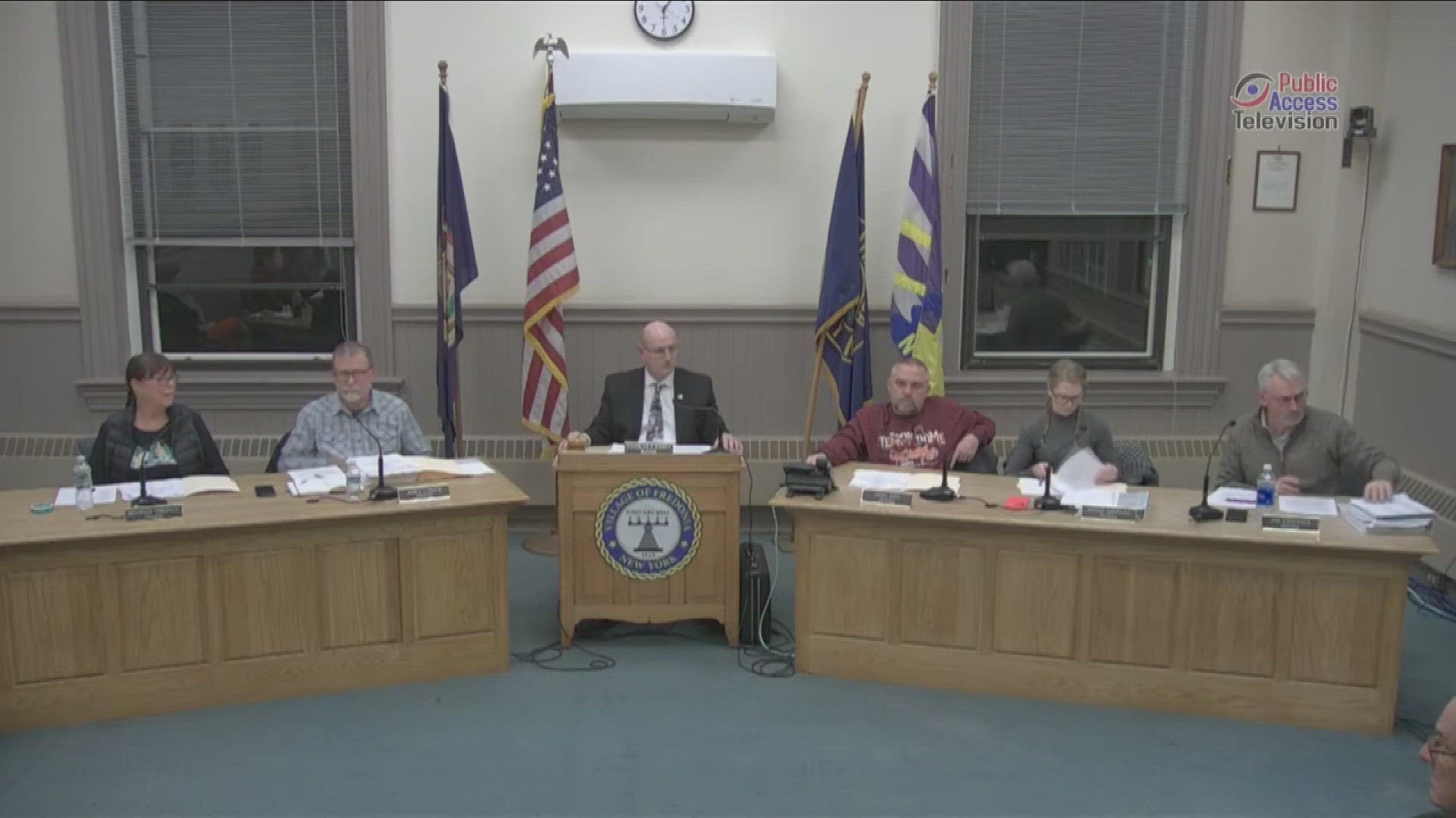 The Village of Fredonia Trustees were given three options for the future of their water supply