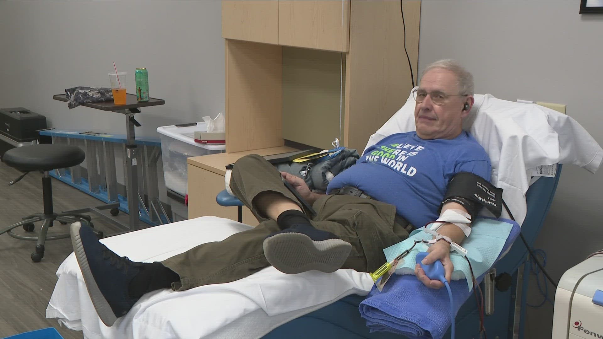 Connect Life is celebrating Craig Schettler for reaching 300 platelet donations