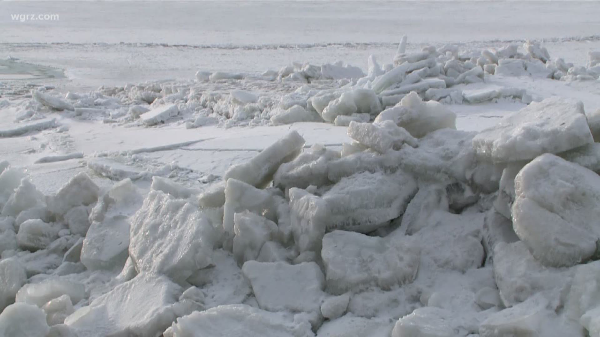 warning signs about climbing on the ice will be posted Wednesday.