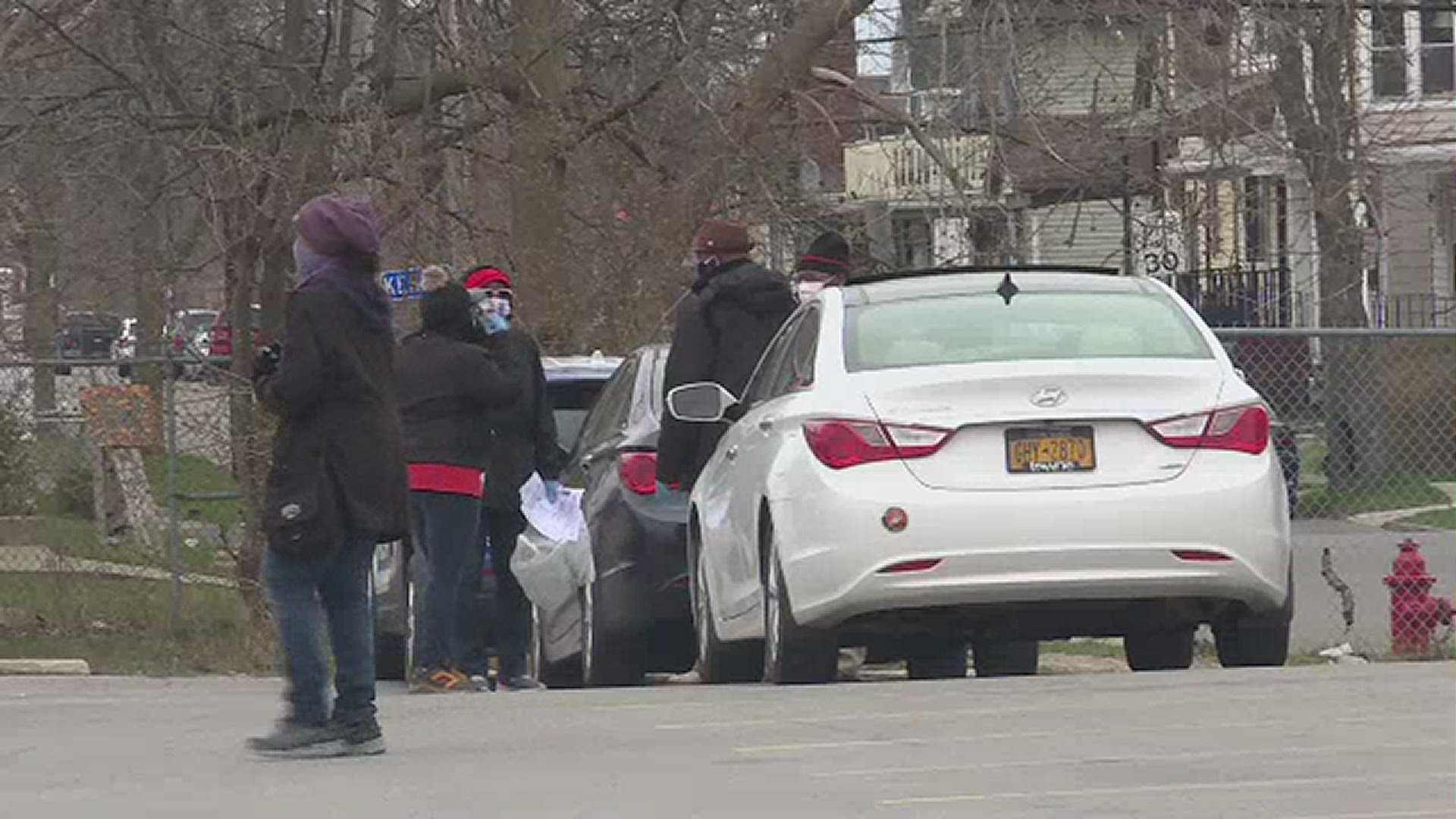 True Bethel Baptist Church held a drive-in church service on Easter Sunday though the Erie County executive had advised against such a thing.