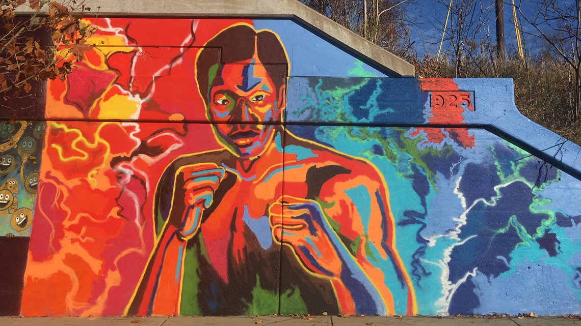 A new mural in Niagara Falls celebrates the Buffalo Bills quarterback