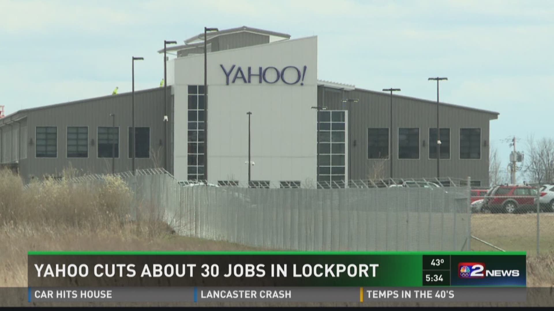 Yahoo to Cut Jobs at Lockport Data Center