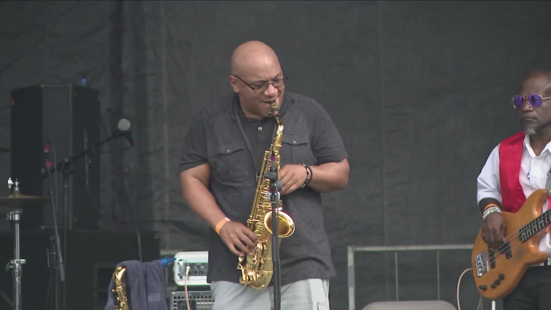 Music filled the air at the Pine Grill Jazz reunion at MLK Park