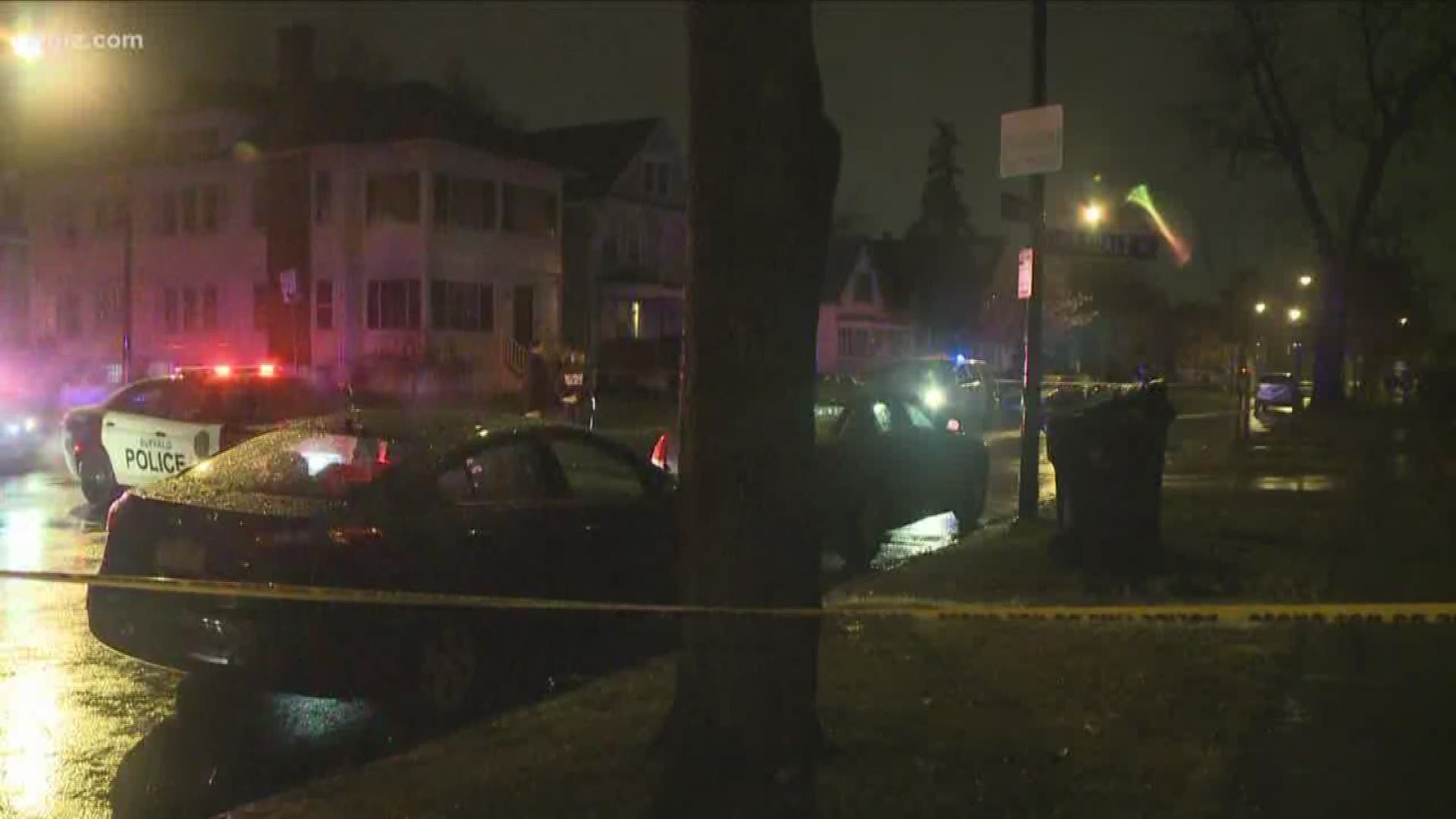 No one was willing to go on camera to describe what they may have seen here, at about 10:40 last night, when a man was shot by buffalo police on Northland Avenue.