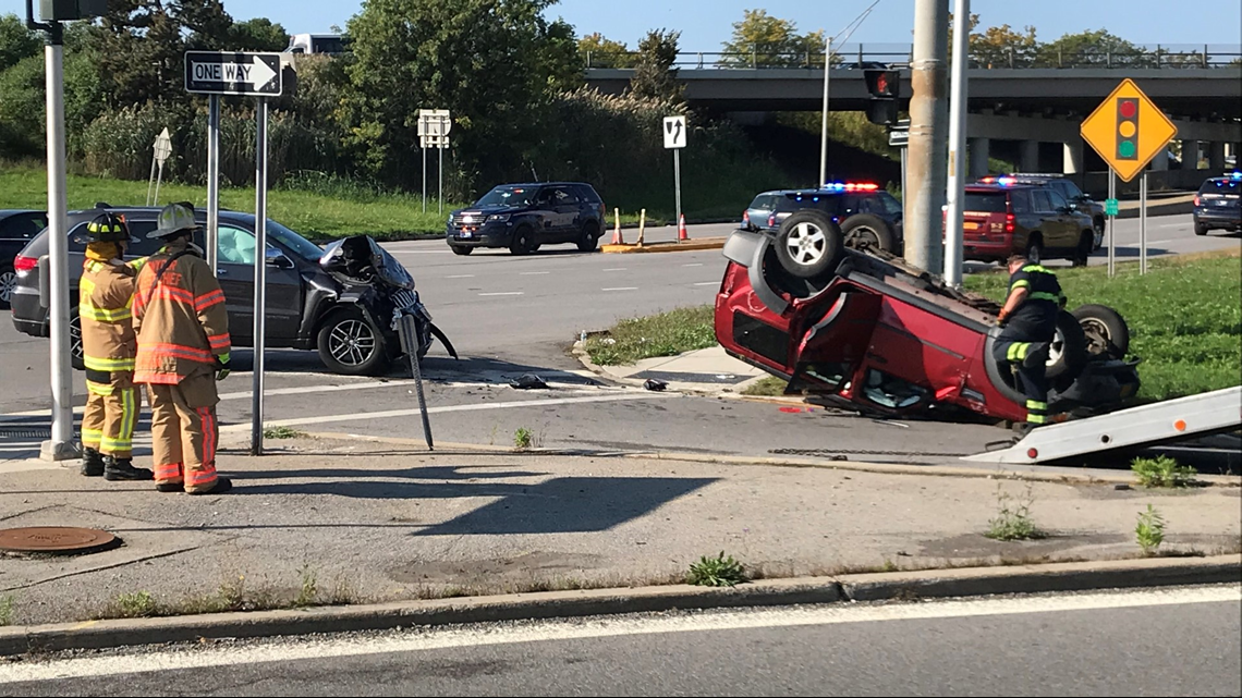 Four people hurt in Amherst accident