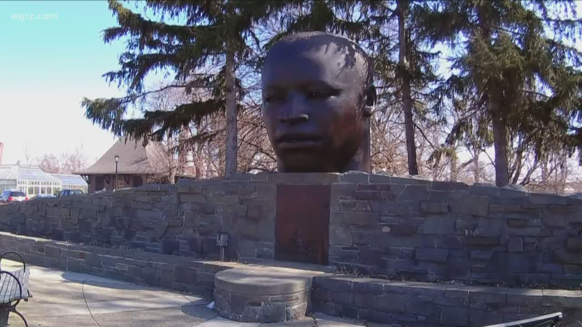 A bust of Martin Luther King, Jr. in Buffalo has been the center of some debate over the last few years.
Some say it doesn't look like the civil rights leader, others say it was never supposed to.