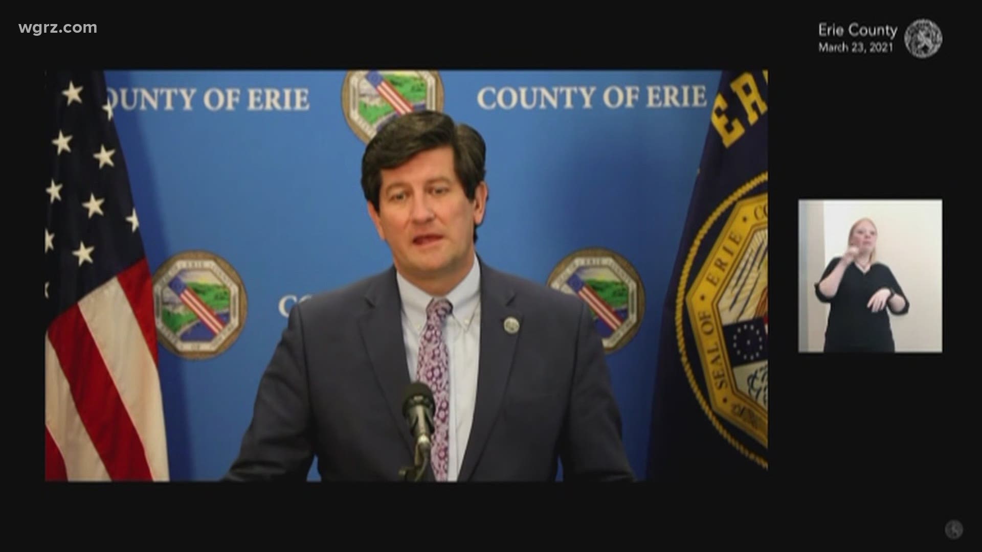 Poloncarz: 'not out of the woods yet'