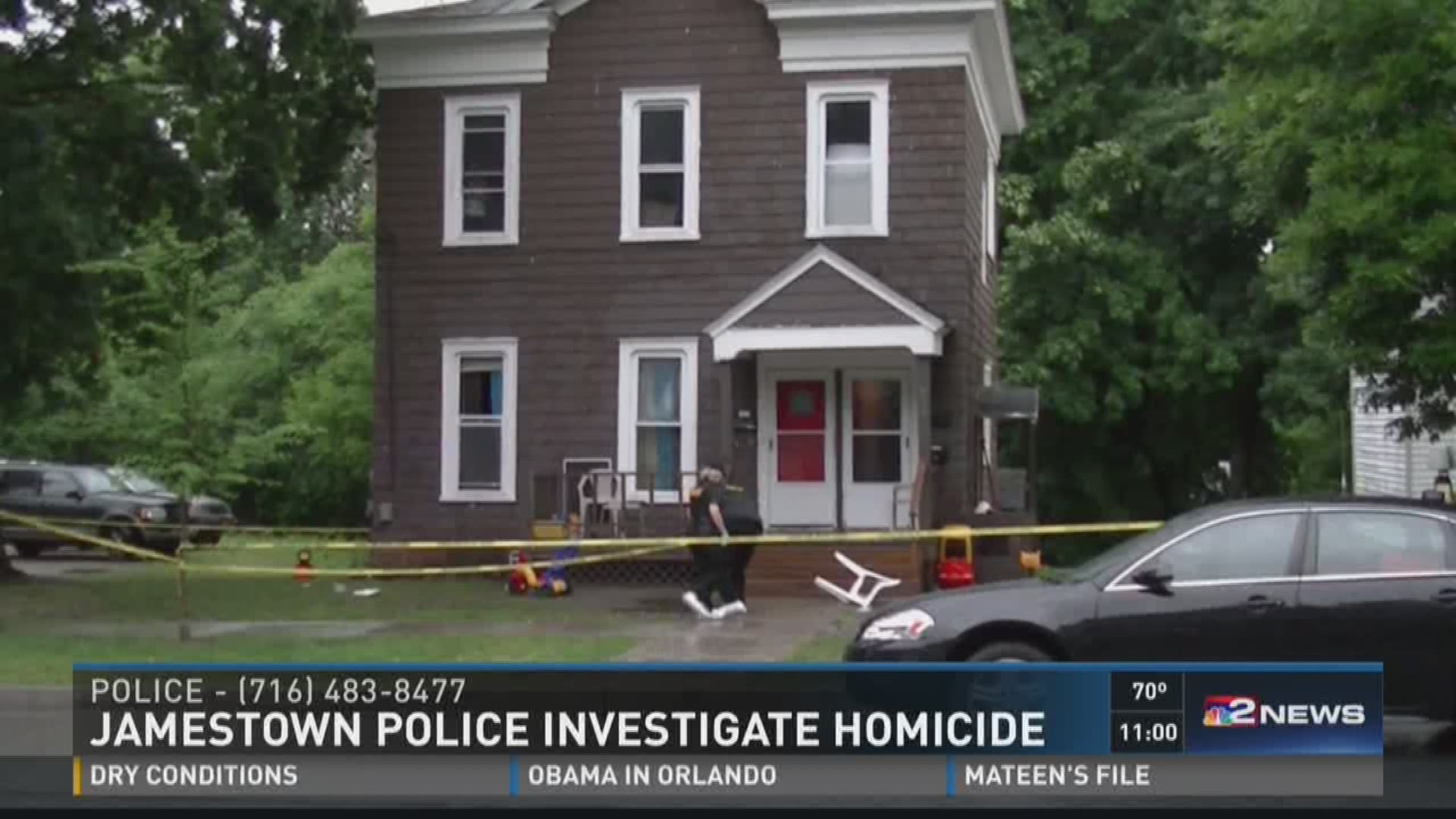 Jamestown Police Investigate Homicide