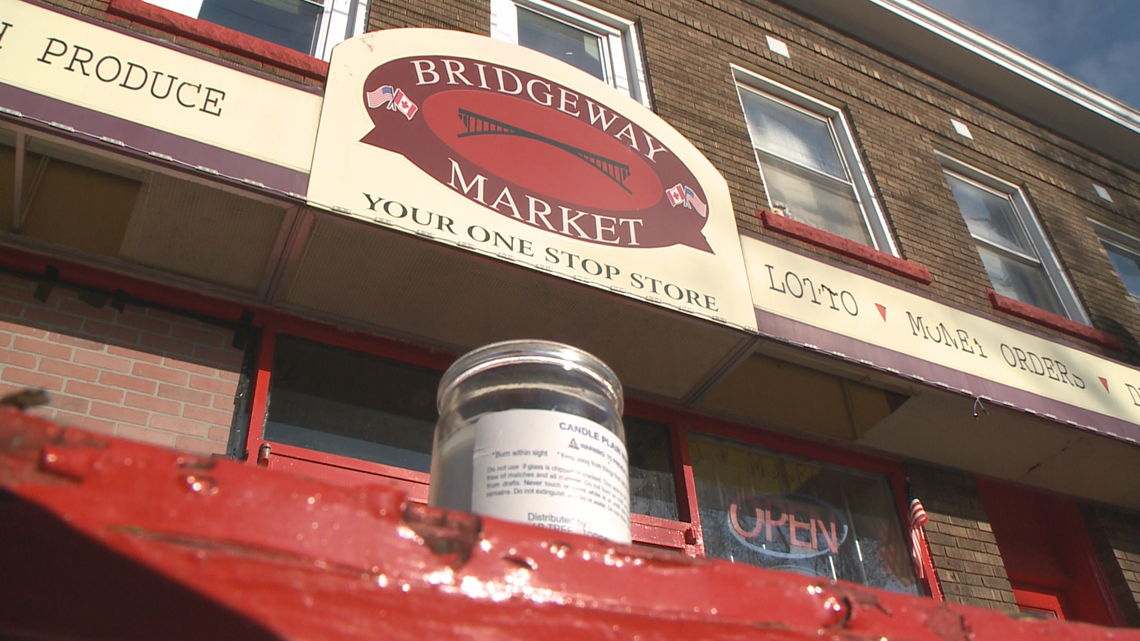 Memorial setup for Niagara Falls convenience store owner