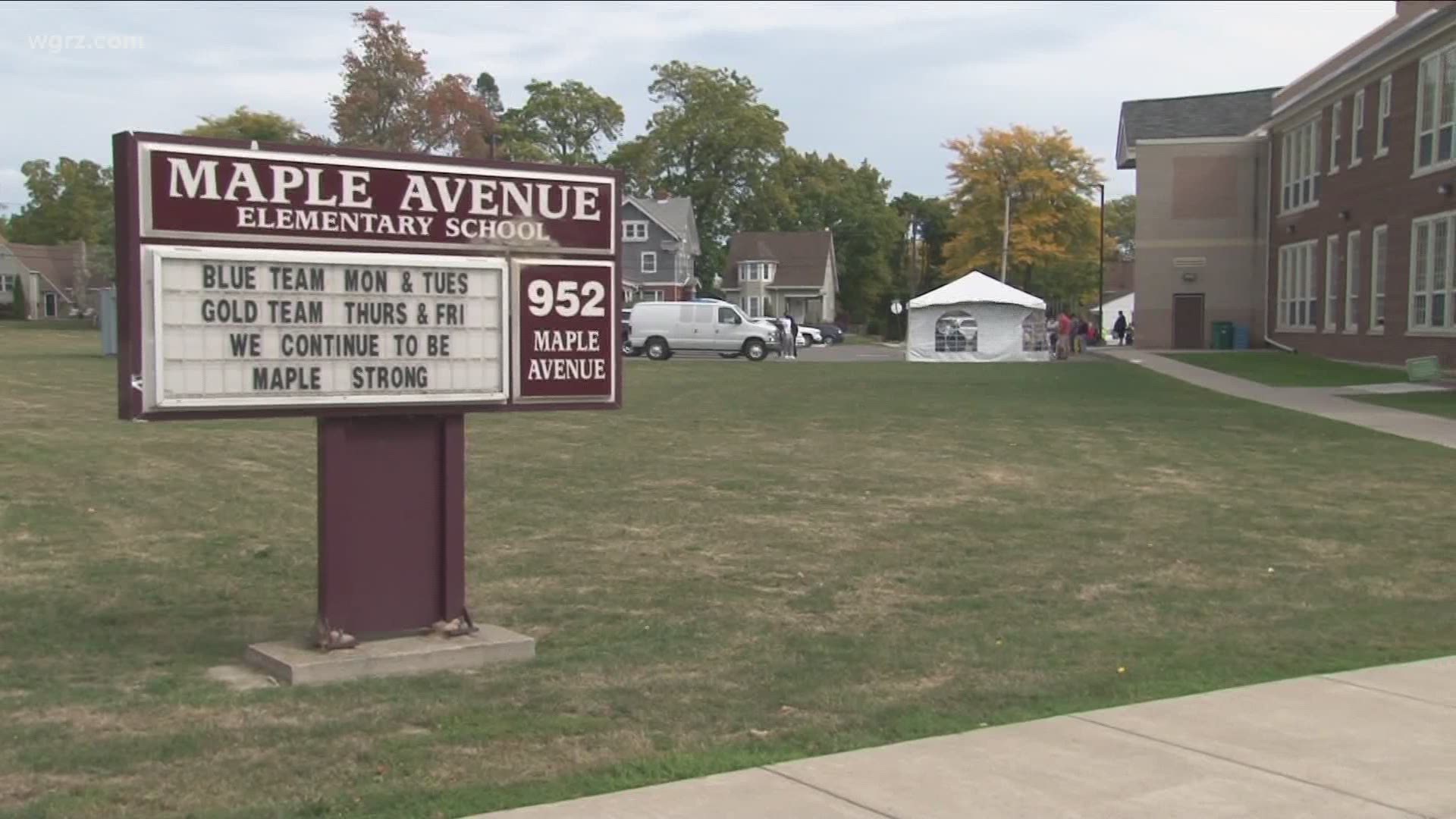 Maple Avenue Elementary school in Niagara Falls will host medical professionals for diagnostic testing from noon until four tomorrow.